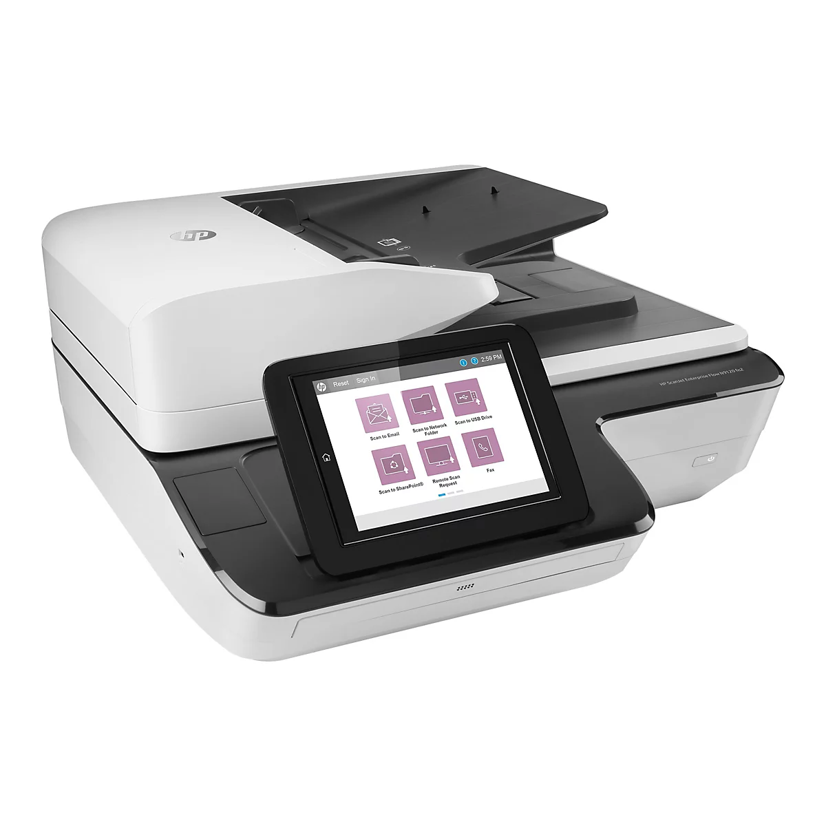 HP ScanJet Enterprise Flow N9120 fn2 - Dokumentenscanner - Flachbett: CCD / ADF: CIS - Duplex - 297 x 864 mm - 600 dpi x 600 dpi