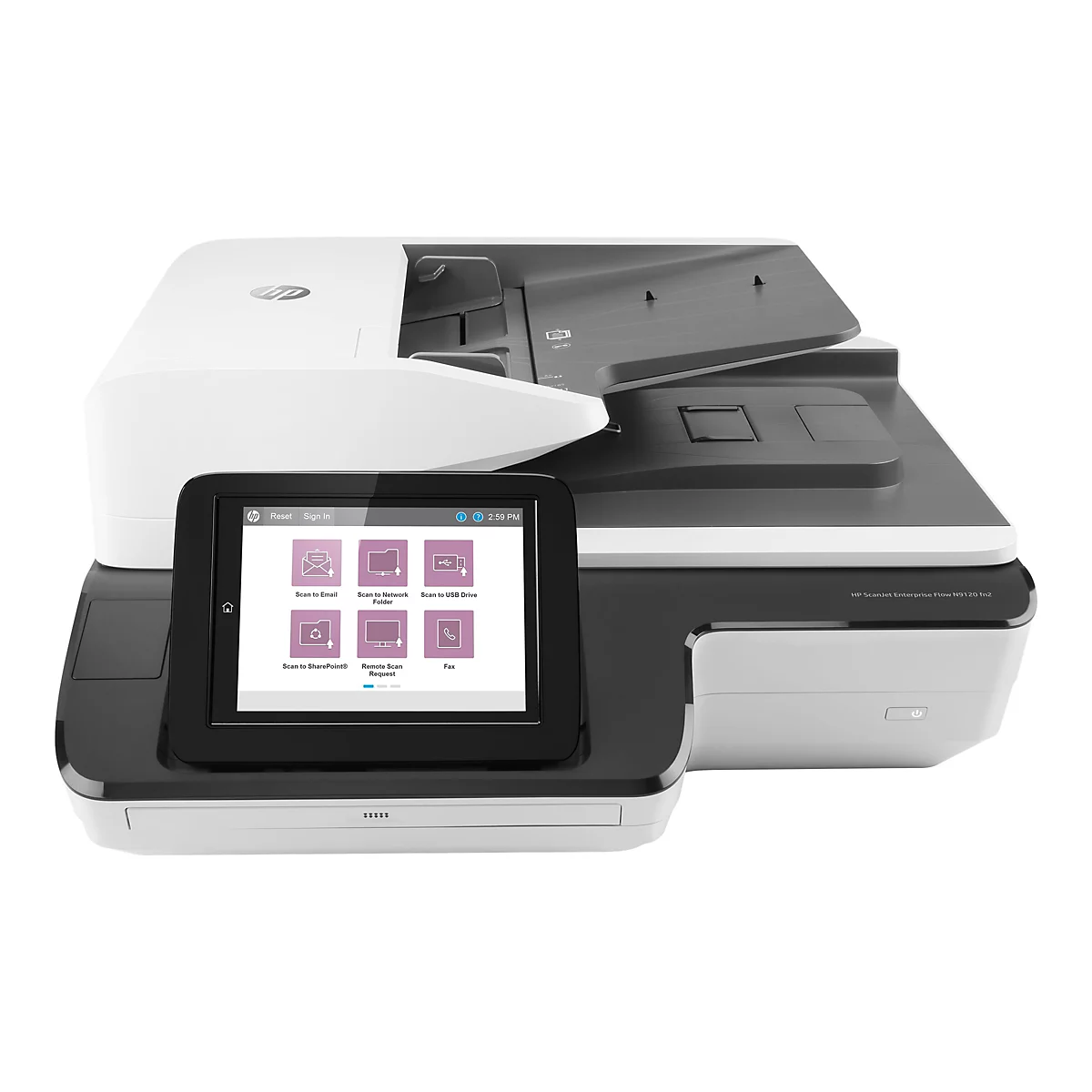 HP ScanJet Enterprise Flow N9120 fn2 - Dokumentenscanner - Flachbett: CCD / ADF: CIS - Duplex - 297 x 864 mm - 600 dpi x 600 dpi