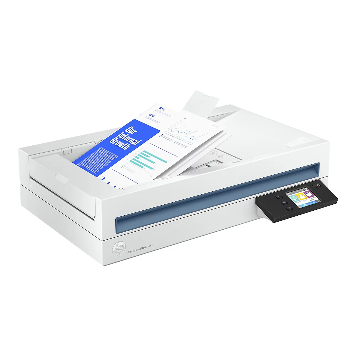 HP Scanjet Pro N4600 fnw1 - Dokumentenscanner - Contact Image Sensor (CIS) - Duplex - 216 x 5362 mm - 600 dpi x 1200 dpi