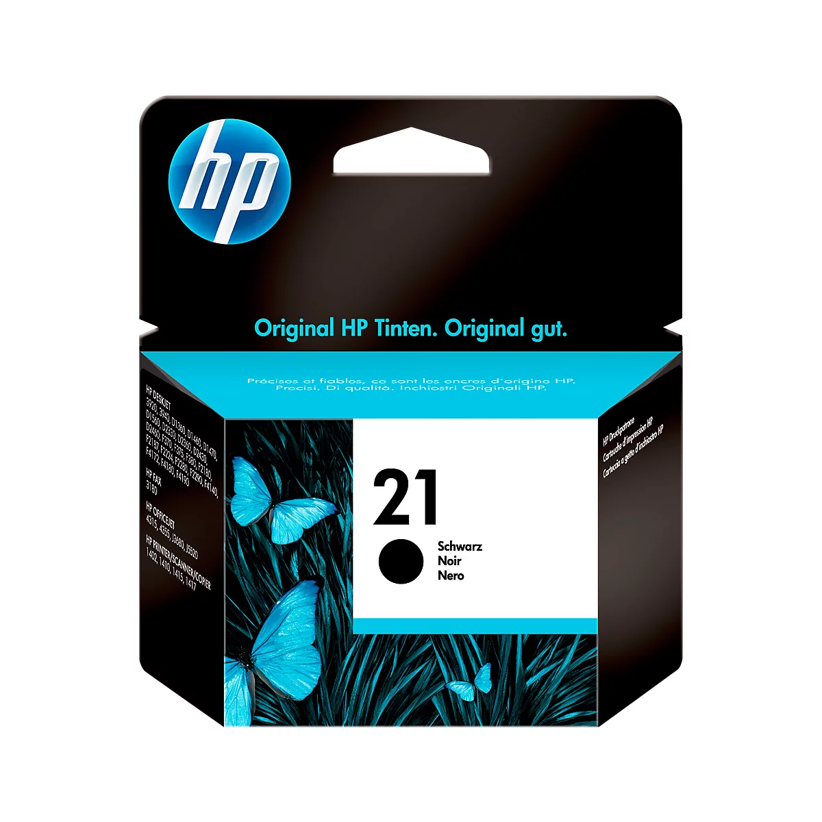 HP Tintenpatrone Nr. 21 schwarz (C9351AE), original