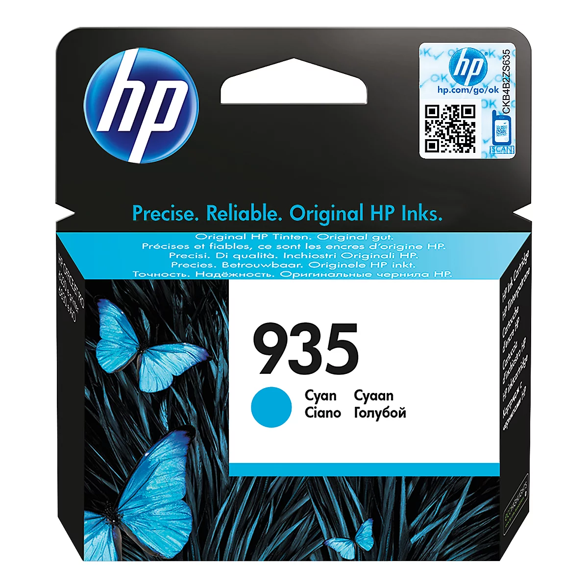HP Tintenpatrone Nr. 935 cyan (C2P20AE), original