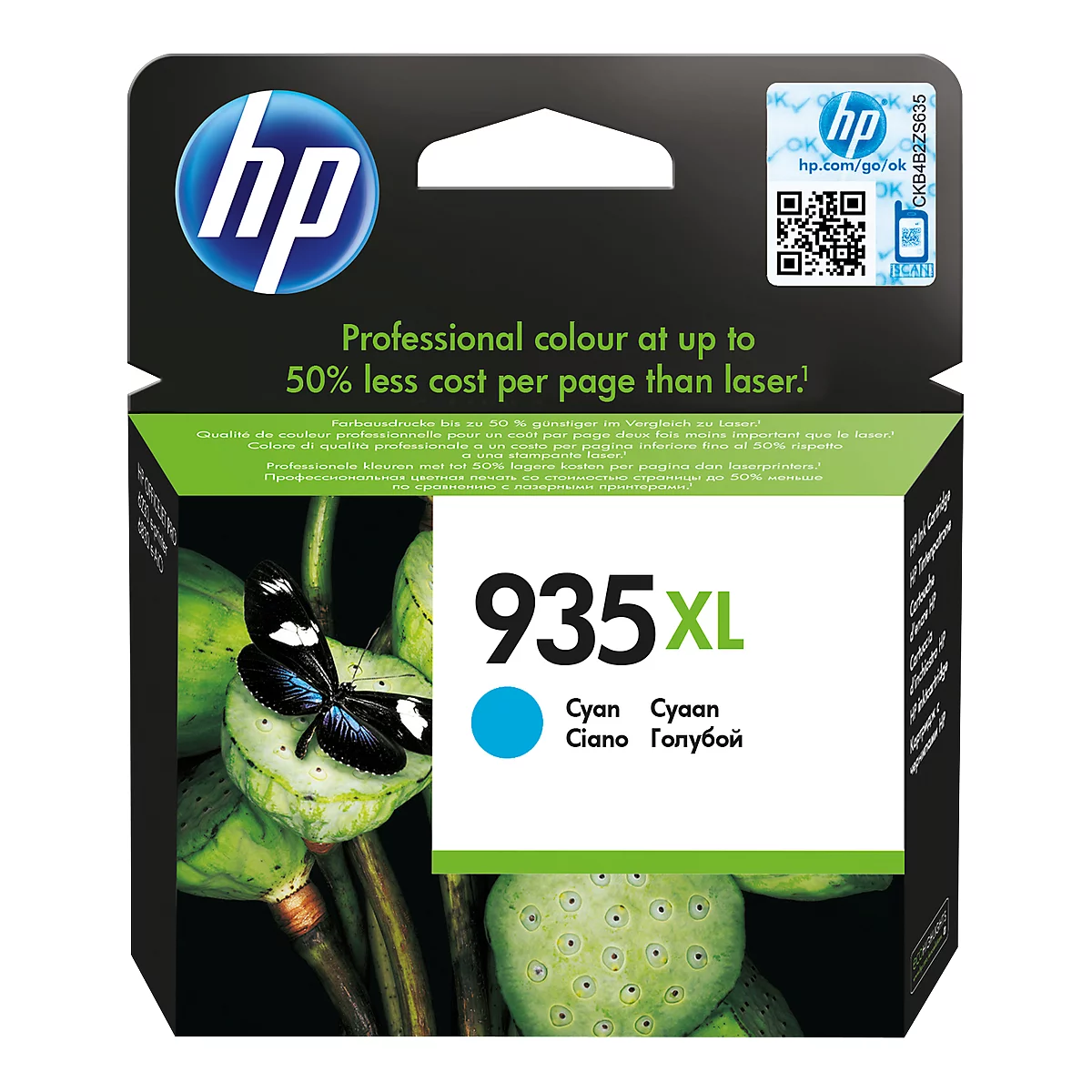 HP Tintenpatrone Nr. 935XL cyan (C2P24AE), original