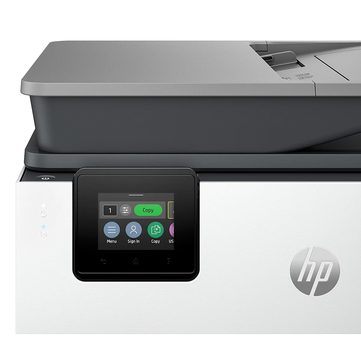 HP Tintenstrahl Multifunktionsdrucker OfficeJet Pro 9120b, 4-in-1, Auto-Duplex/Mobildruck, USB/LAN/Wi-Fi, bis A4, inkl. 4 CMYK Tintenpatronen