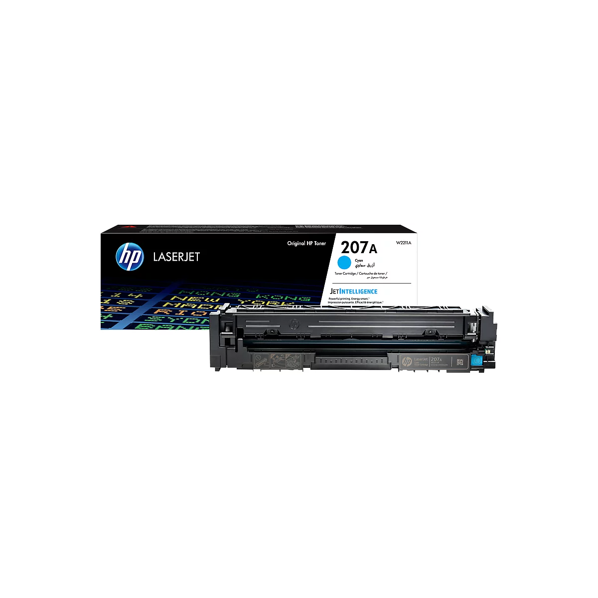 HP Toner 207A, cyan (W2211A), 1250 S., original