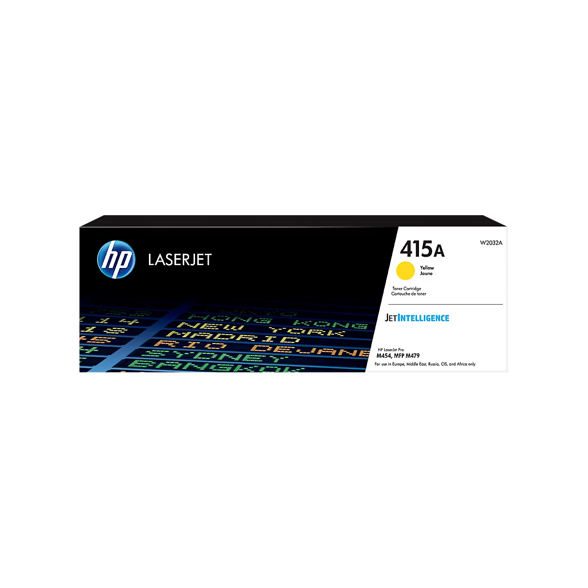 HP Toner 415A, jaune W2032A, 2 100 pages, original