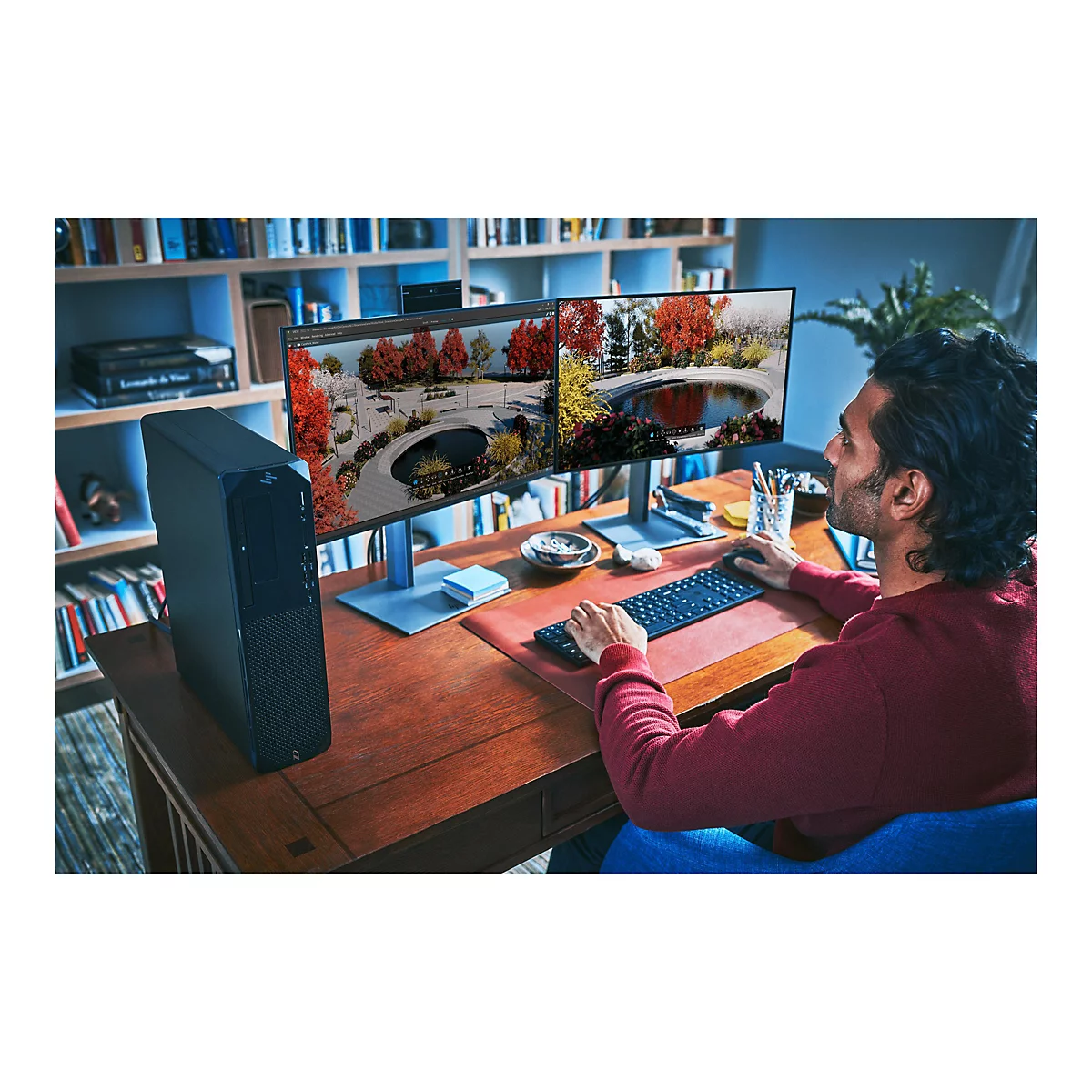 HP Workstation Z2 G9 - SFF - 1 x Core i7 i7-14700 / 2.1 GHz - RAM 32 GB - SSD 1 TB - HP Z Turbo Drive, NVMe, TLC