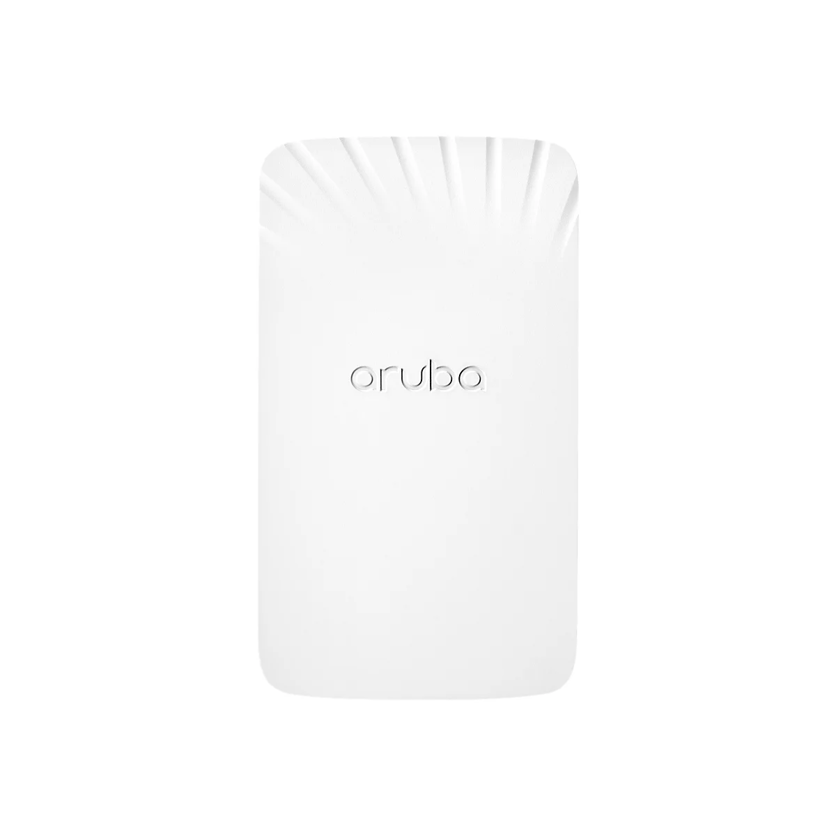 Ein weißes Aruba-Produkt mit dem Markennamen in der Mitte.