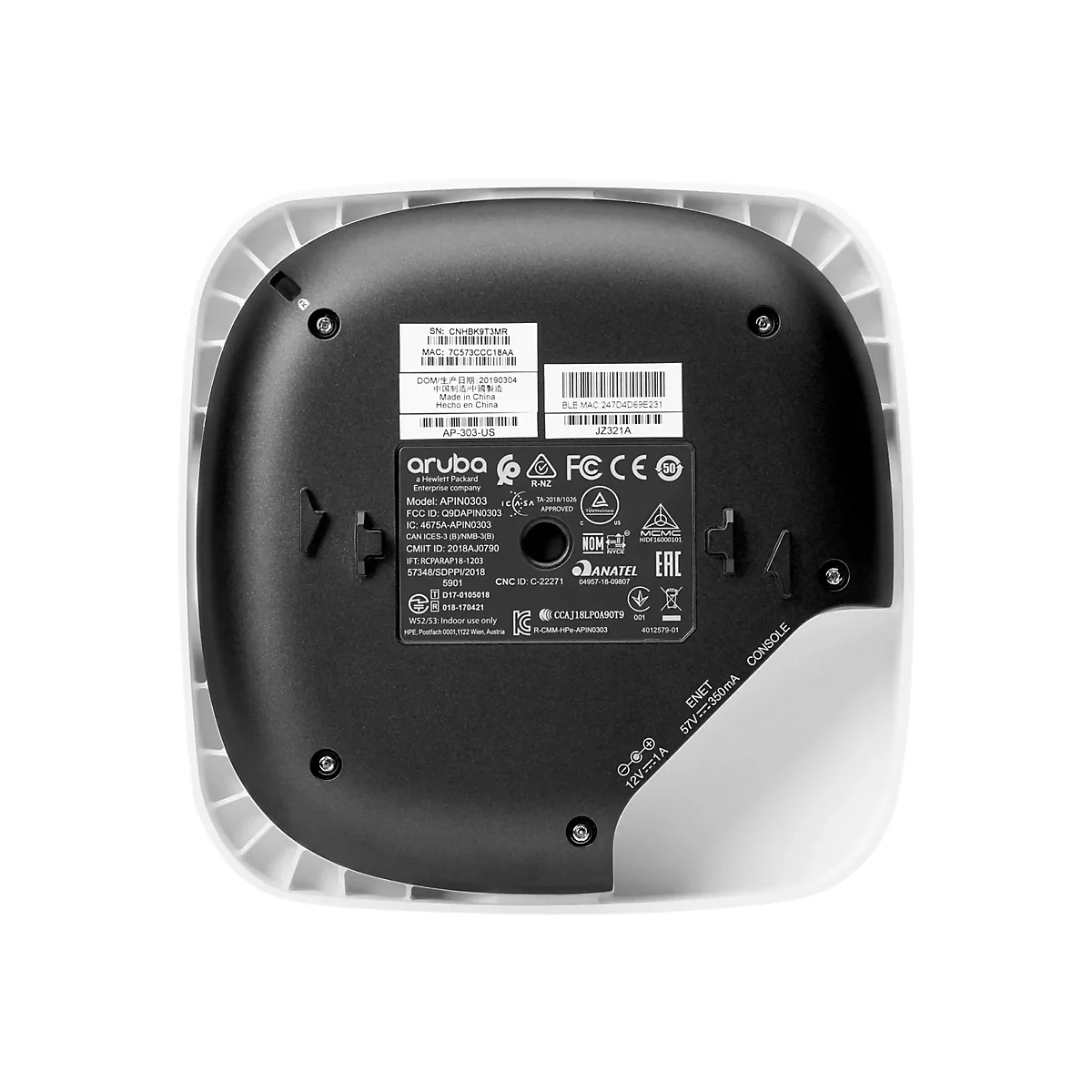 HPE Aruba Instant ON AP11 - Funkbasisstation - Bluetooth, Wi-Fi 5 - mit DC Power Adapter, Cord
