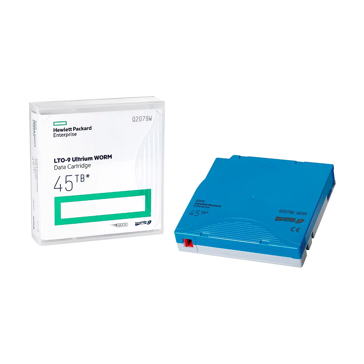HPE - LTO Ultrium WORM 9 - 18 TB / 45 TB - Beschriftungsetiketten - Hellblau - für P/N: R7E99A, R7F00A, R7F01A, R7F02A