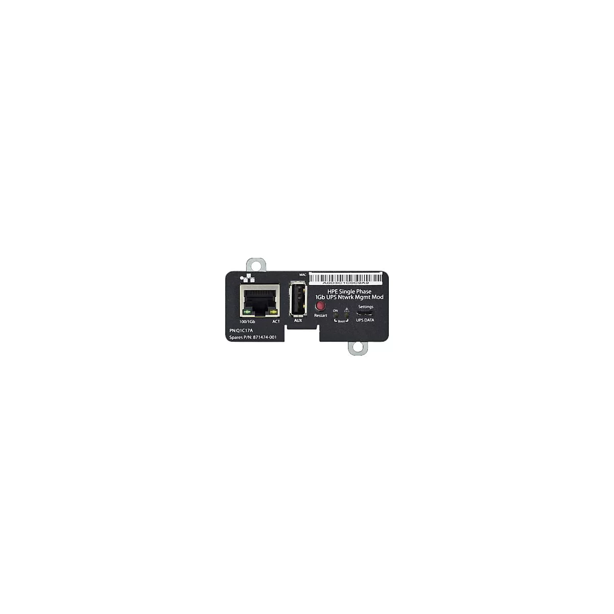 HPE Network Management Module - Fernverwaltungsadapter - Gigabit Ethernet x 1