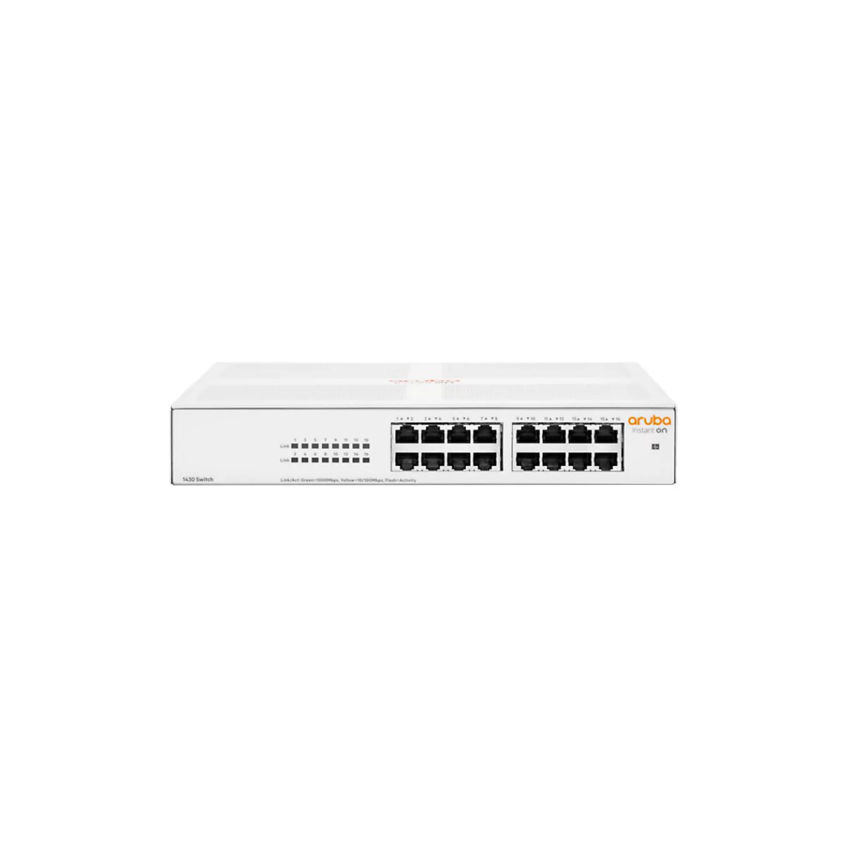 HPE Networking Instant On 1430 16G Switch - Switch - unmanaged - 16 x 10/100/1000 - Desktop, an Rack montierbar, wandmontierbar - BTO