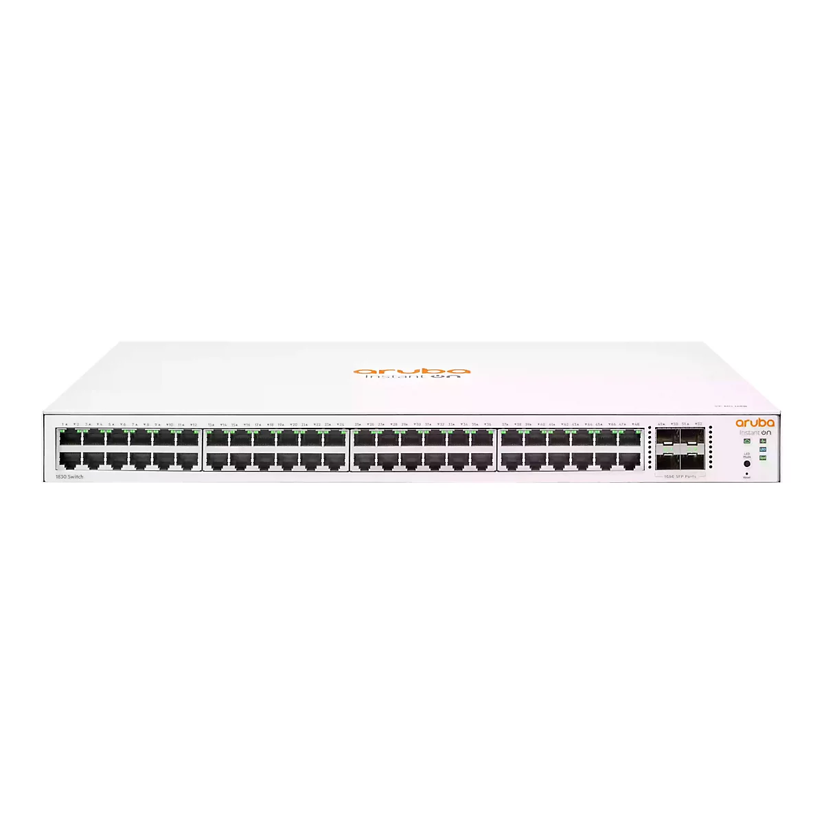 HPE Networking Instant On 1830 48G 4SFP Switch - Switch - Smart - 48 x 10/100/1000 + 4 x Gigabit SFP - Desktop, an Rack montierbar