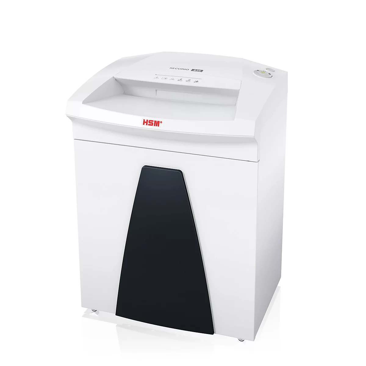HSM SECURIO B26 papiervernietiger, veiligheidsniveau 2, strooksnede 3,9 mm, 21 vel, wit