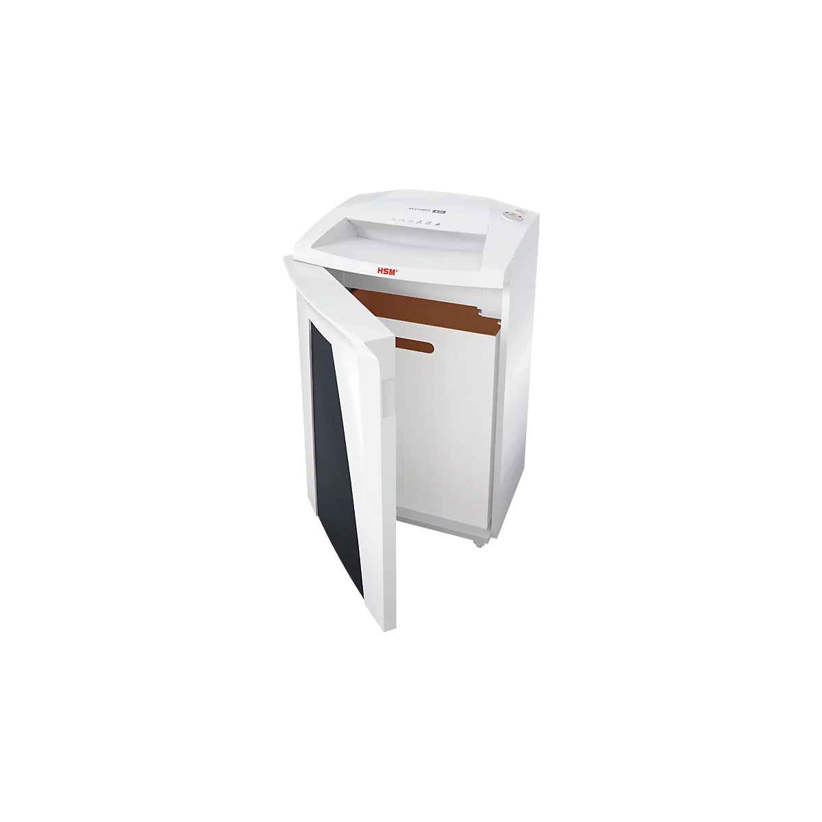 HSM SECURIO B32 C papiervernietiger, veiligheidsniveau 7, deeltjes 1 x 5 mm, 4 vel, olievernevelaar, wit