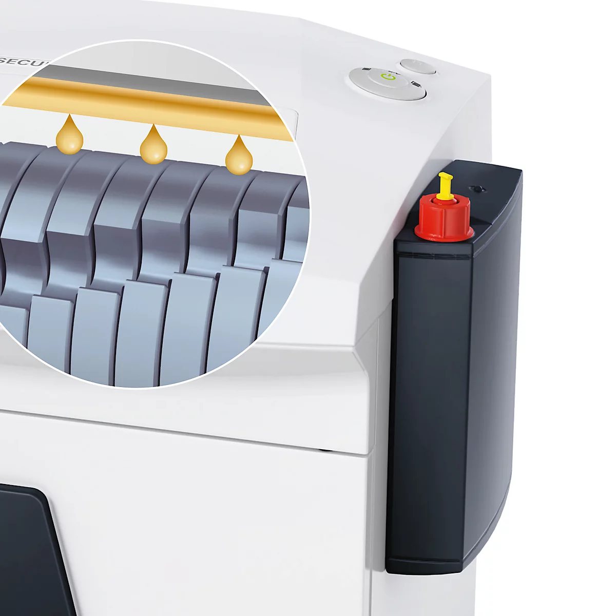 HSM SECURIO B34 papiervernietiger, veiligheidsniveau 5, particle cut, 1,9 mm, 15 vel, wit