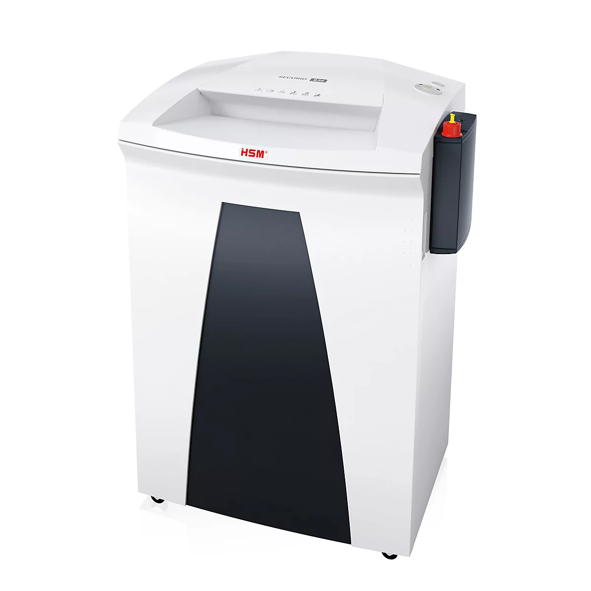 HSM SECURIO B34 papiervernietiger, veiligheidsniveau 7, deeltjes 1 x 5 mm, 5 vellen, olieverdamper, wit