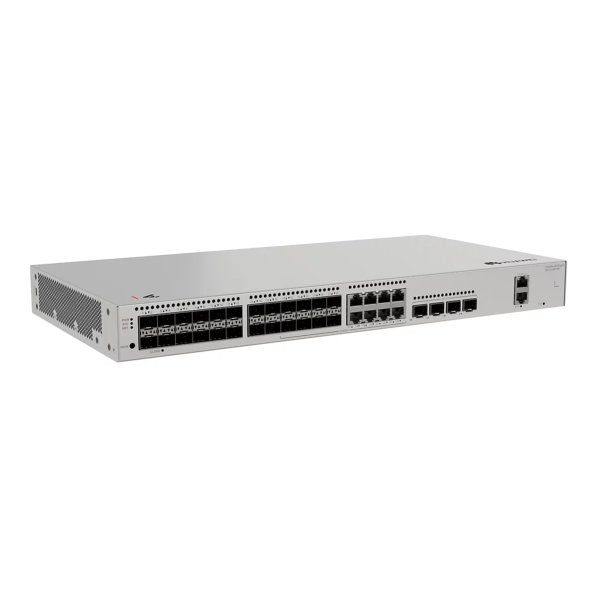 Huawei eKitEngine S310 Series S310-24ST4X - Switch - L2+ - managed - 16 x Gigabit SFP + 8 x Kombi-Gigabit-SFP + 4 x 1 Gigabit / 10 Gigabit SFP+ - Luftstrom von vorne zur Seite