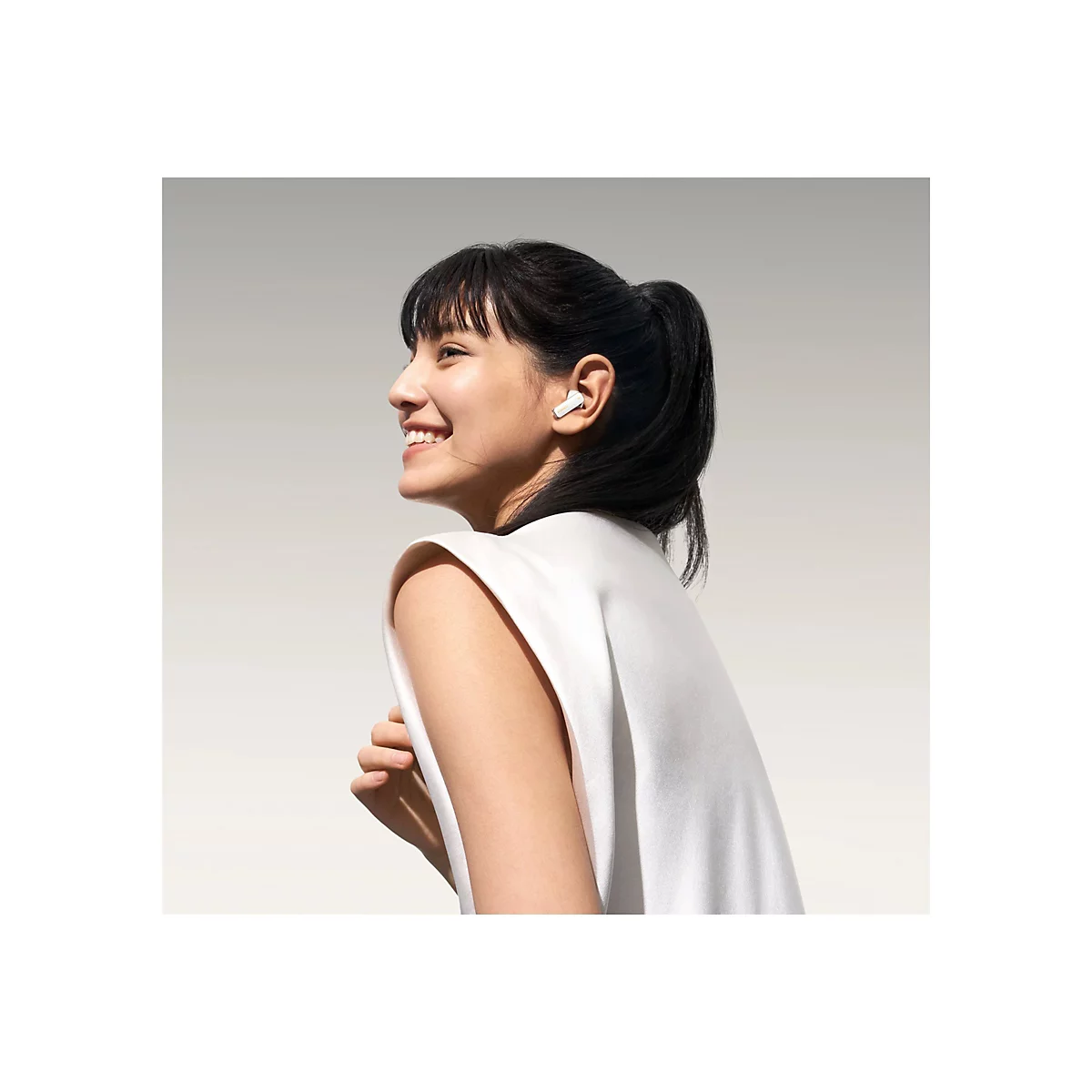 Huawei FreeBuds Pro 4 - True Wireless-Kopfhörer mit Mikrofon - im Ohr - Bluetooth - aktive Rauschunterdrückung - weiß