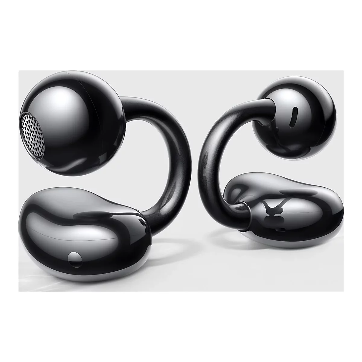 Huawei FreeClip - True Wireless-Kopfhörer mit Mikrofon - offenes Ohr - über dem Ohr angebracht - Bluetooth - Schwarz