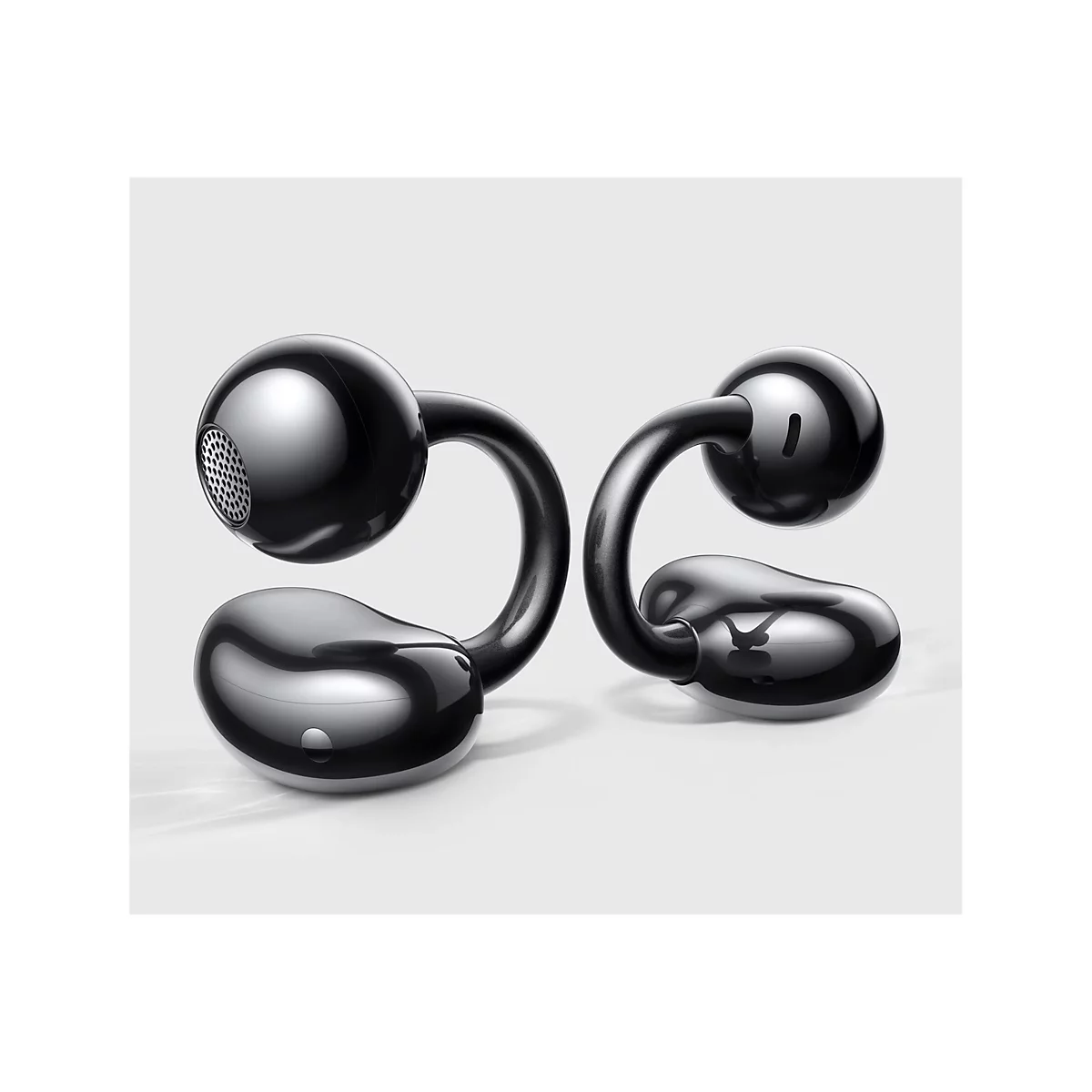 Huawei FreeClip - True Wireless-Kopfhörer mit Mikrofon - offenes Ohr - über dem Ohr angebracht - Bluetooth - Schwarz