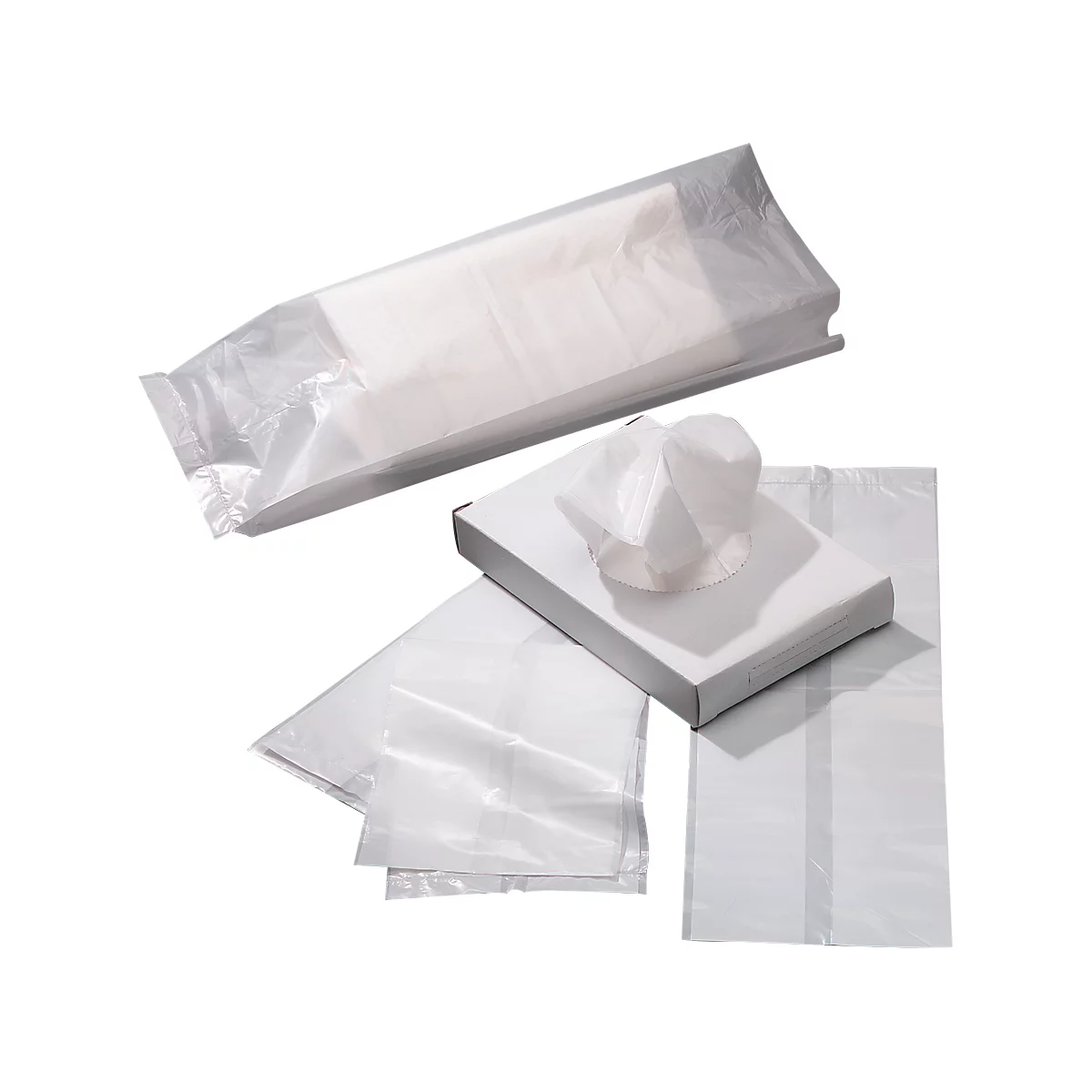 Hygiënezakjes universeel - HDPE - 1,5 L - met zijvouw - 25 pakken van 30 zakken