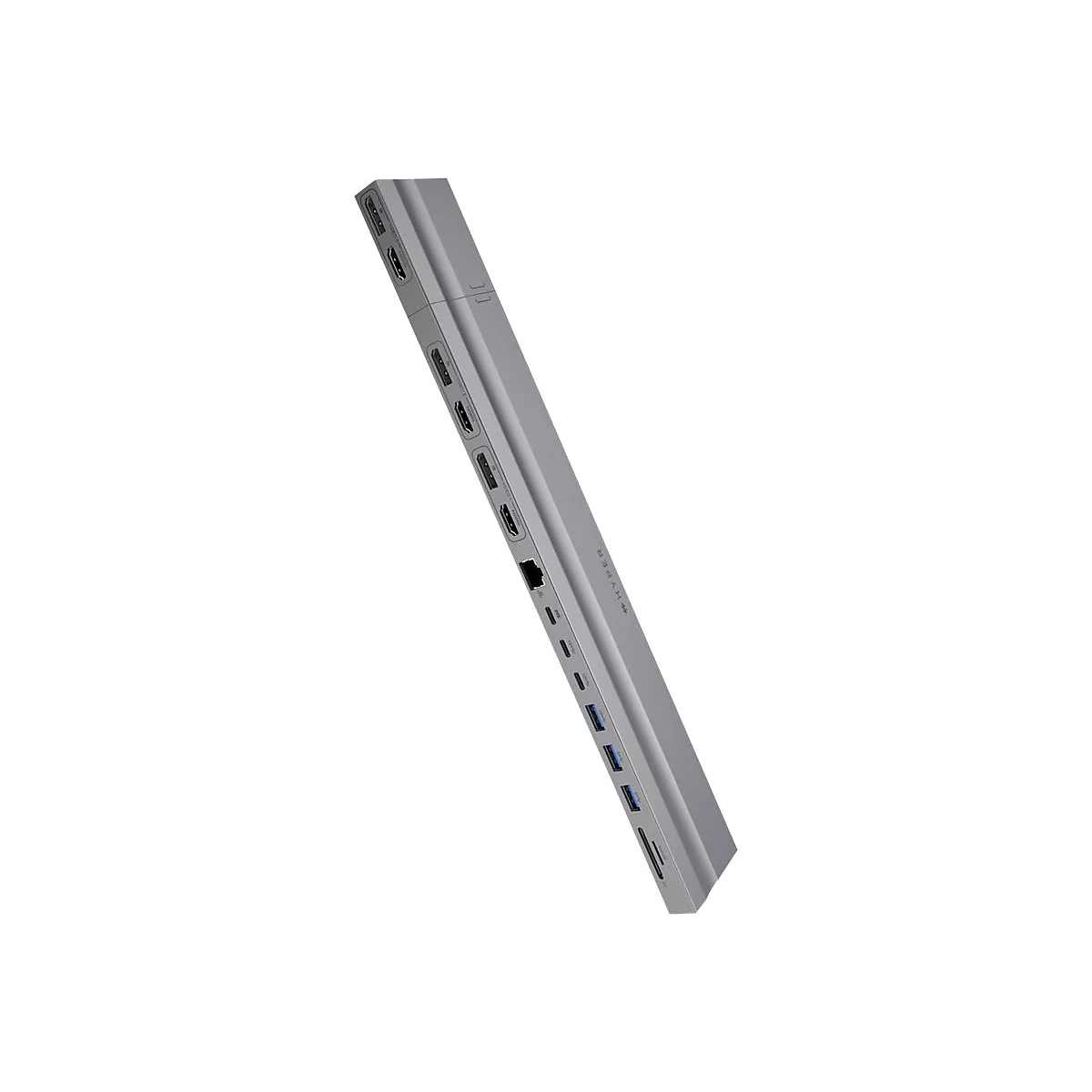 HyperDrive - Dockingstation - USB-C x 2 - 3 x HDMI, 3 x DP - 1GbE