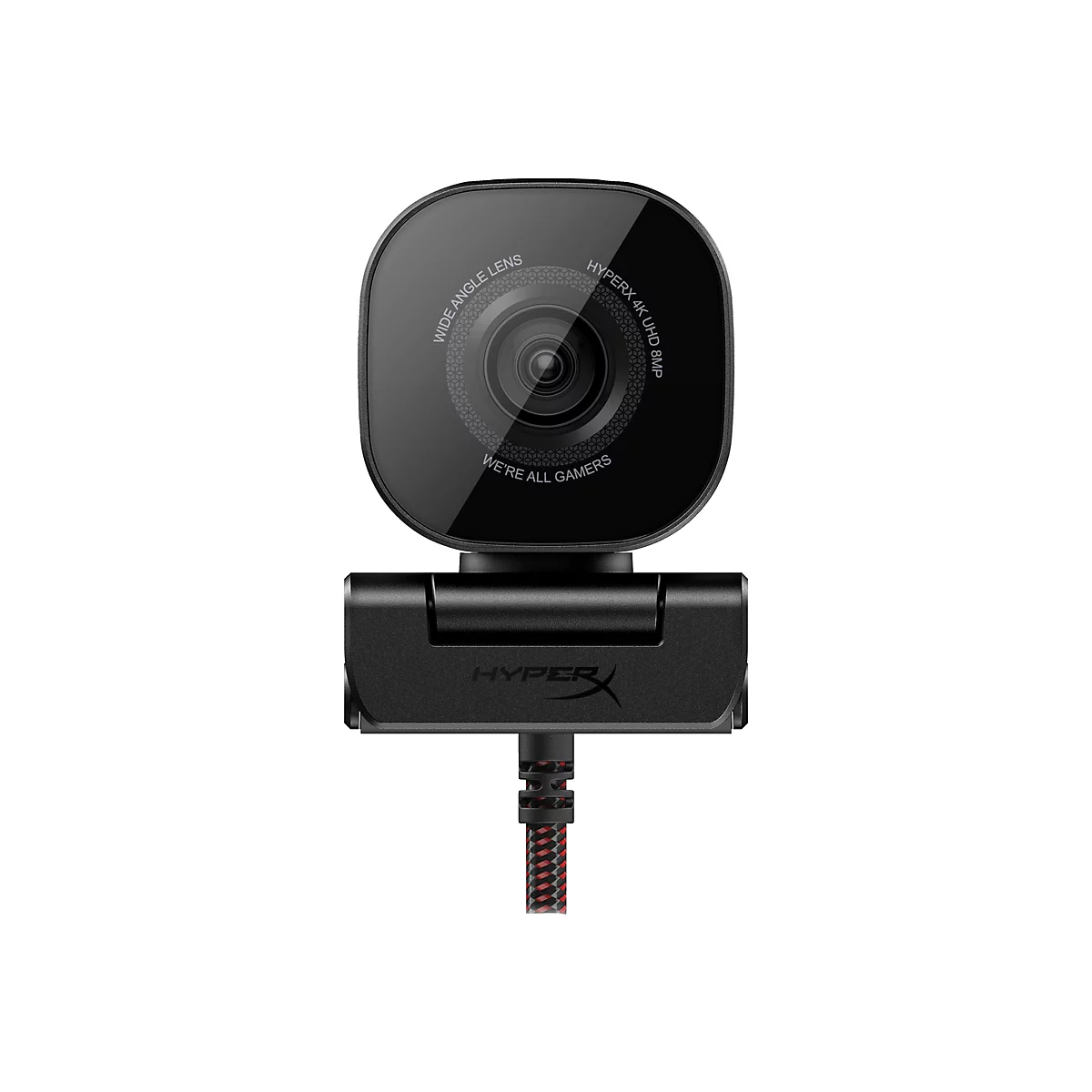HyperX Vision S - Webcam - schwenken / neigen - Farbe - 8 MP - 1080p, 4K