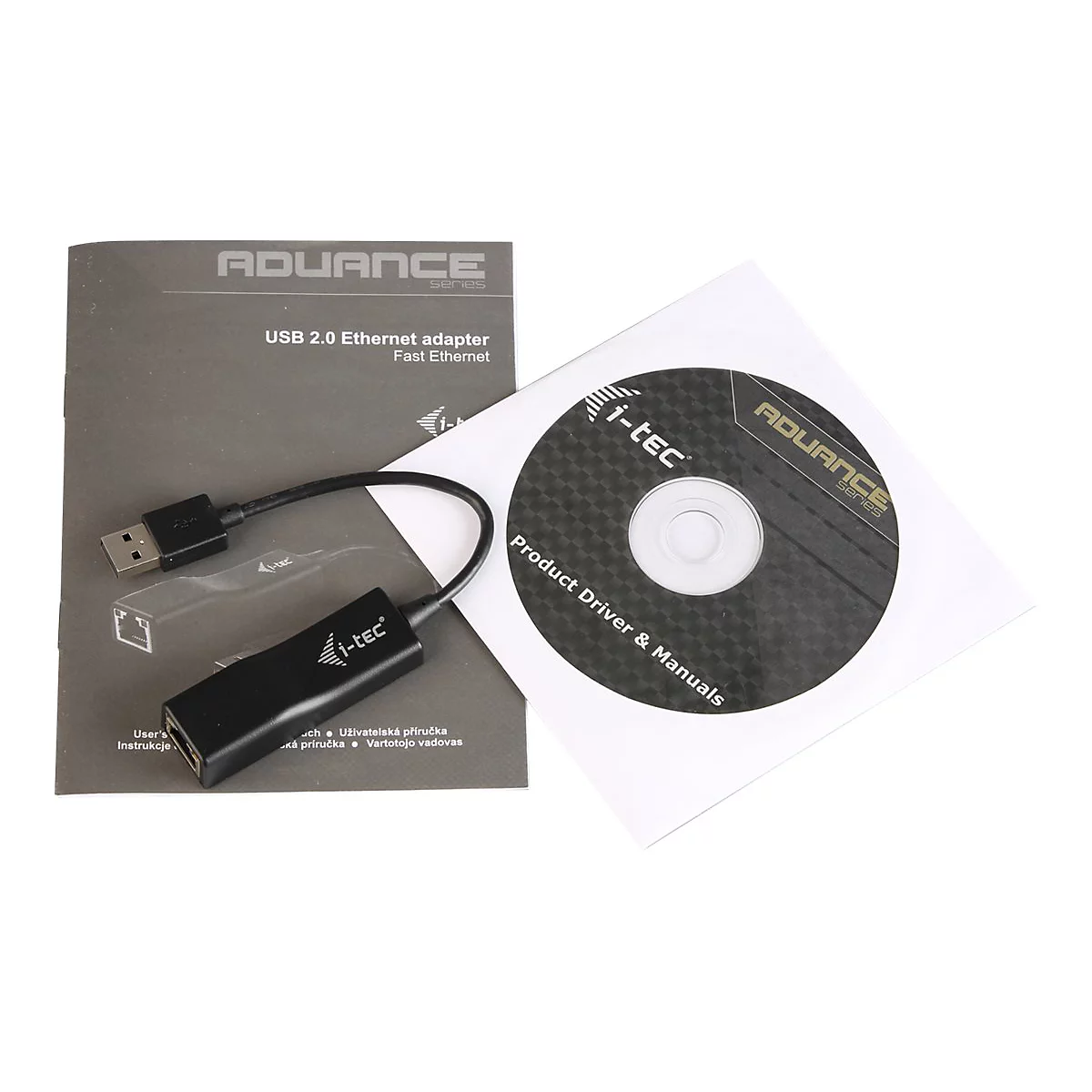 i-Tec ADVANCE Series USB 2.0 Fast Ethernet Adapter - Netzwerkadapter - USB 2.0 - 10/100 Ethernet
