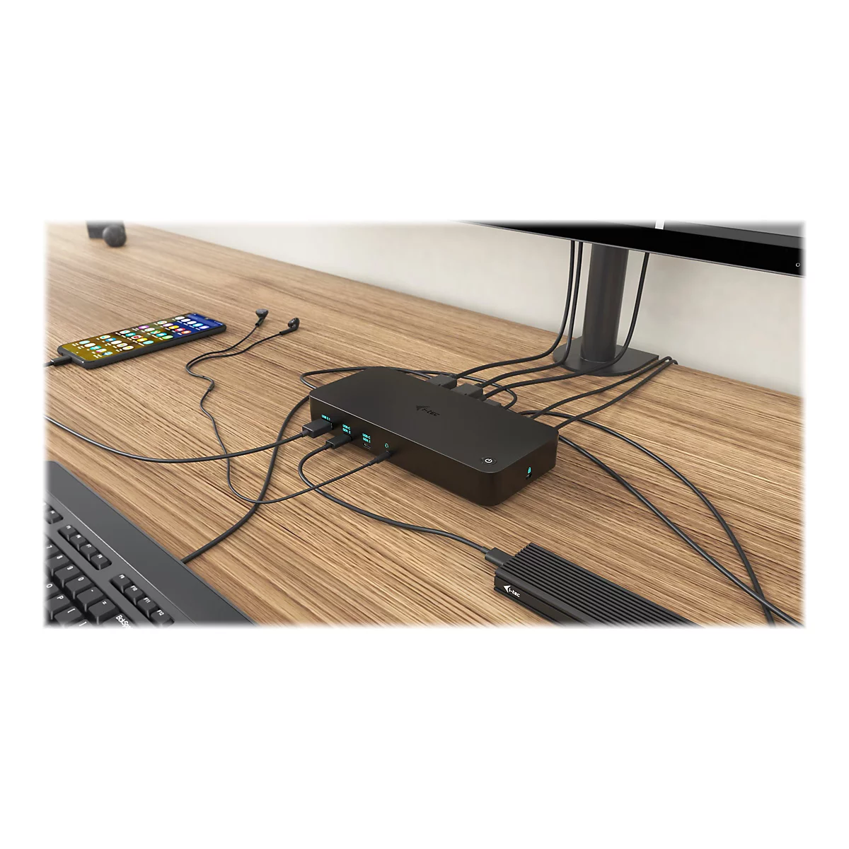 i-Tec - Dockingstation - USB-C / Thunderbolt 3 - 3 x HDMI, 2 x DP - 1GbE - Schweiz