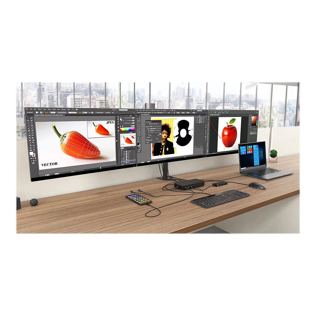 i-Tec - Dockingstation - USB-C / Thunderbolt 3 - HDMI, DP - GigE