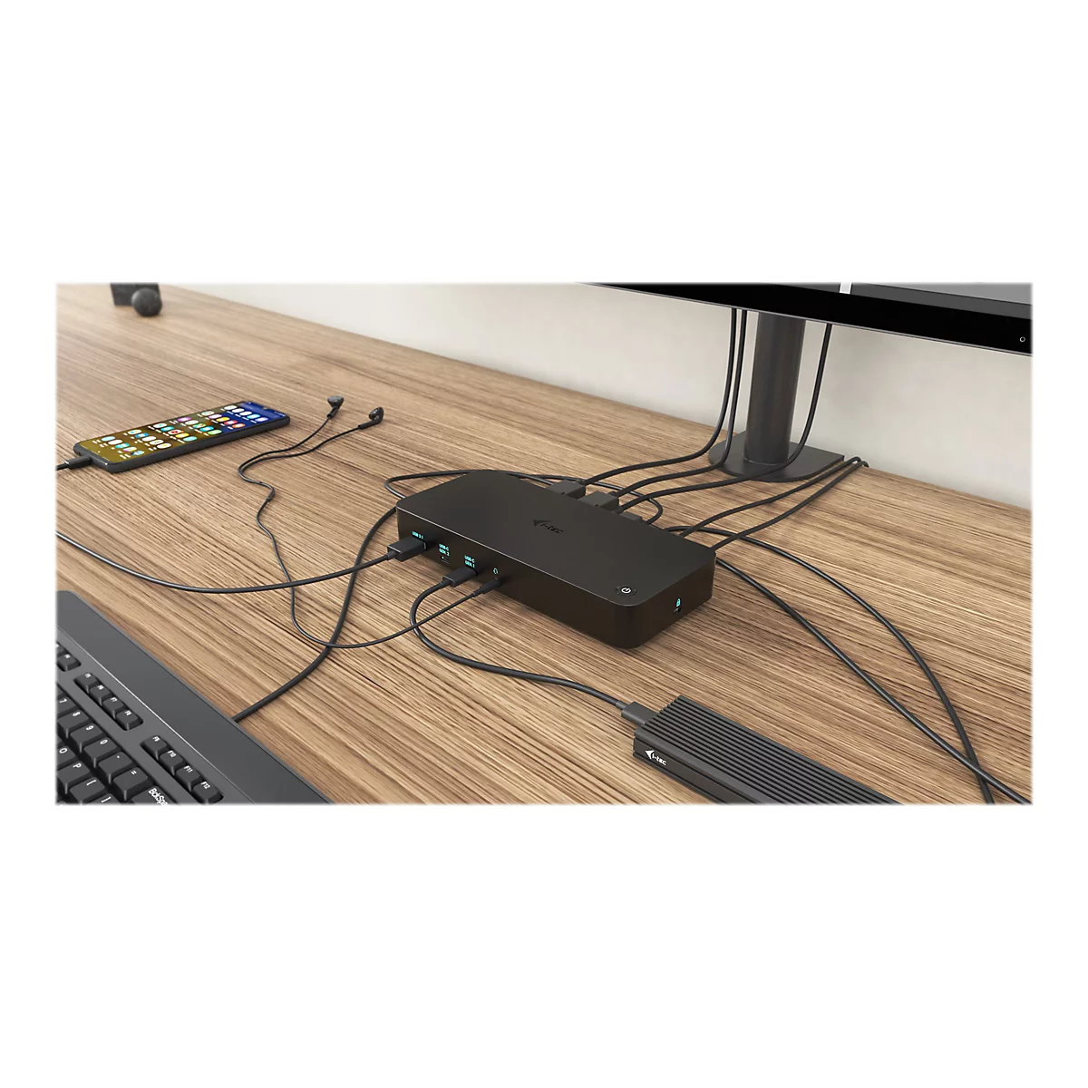 i-Tec - Dockingstation - USB-C / Thunderbolt 3 - HDMI, DP - GigE