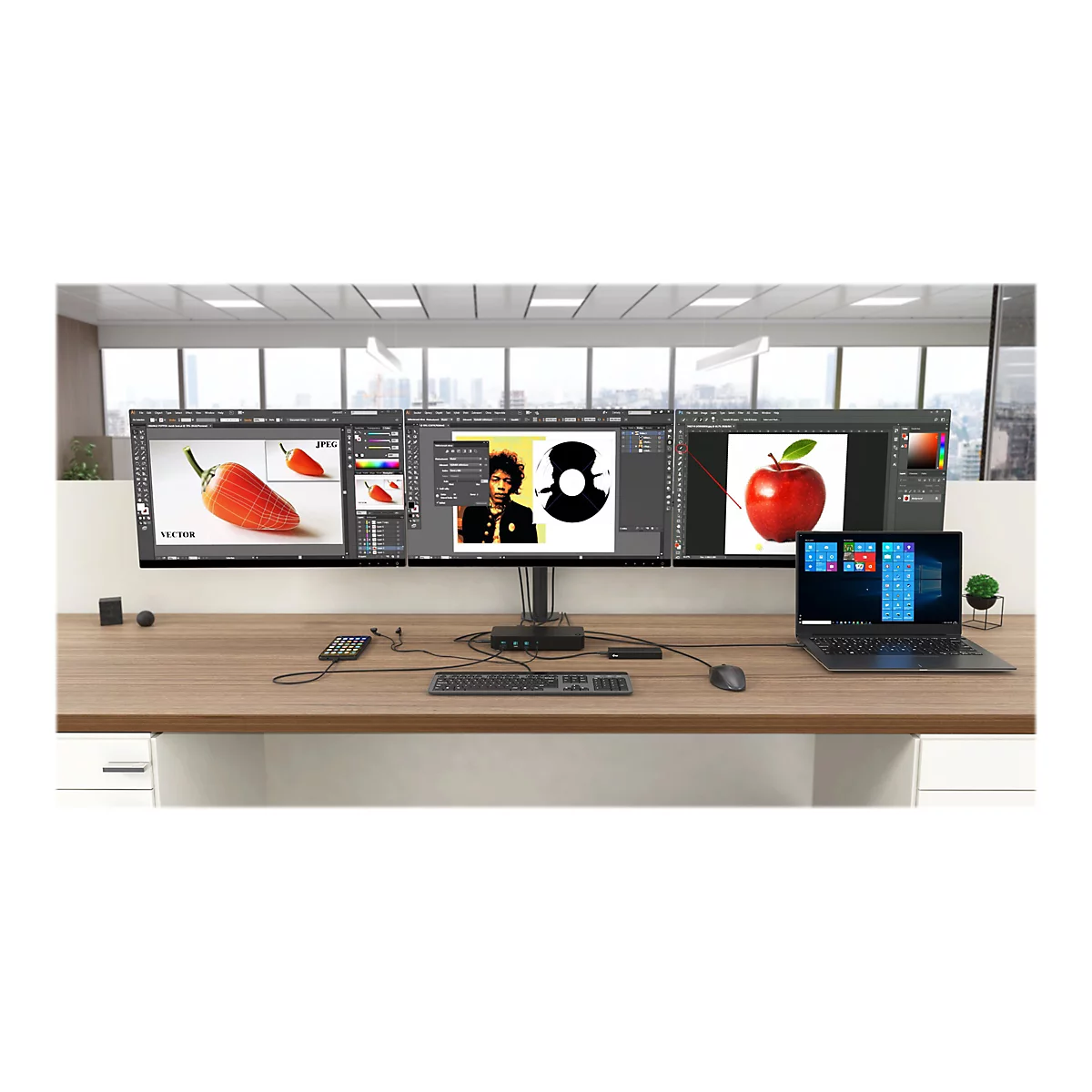 i-Tec - Dockingstation - USB-C / Thunderbolt 3 - HDMI, DP - GigE