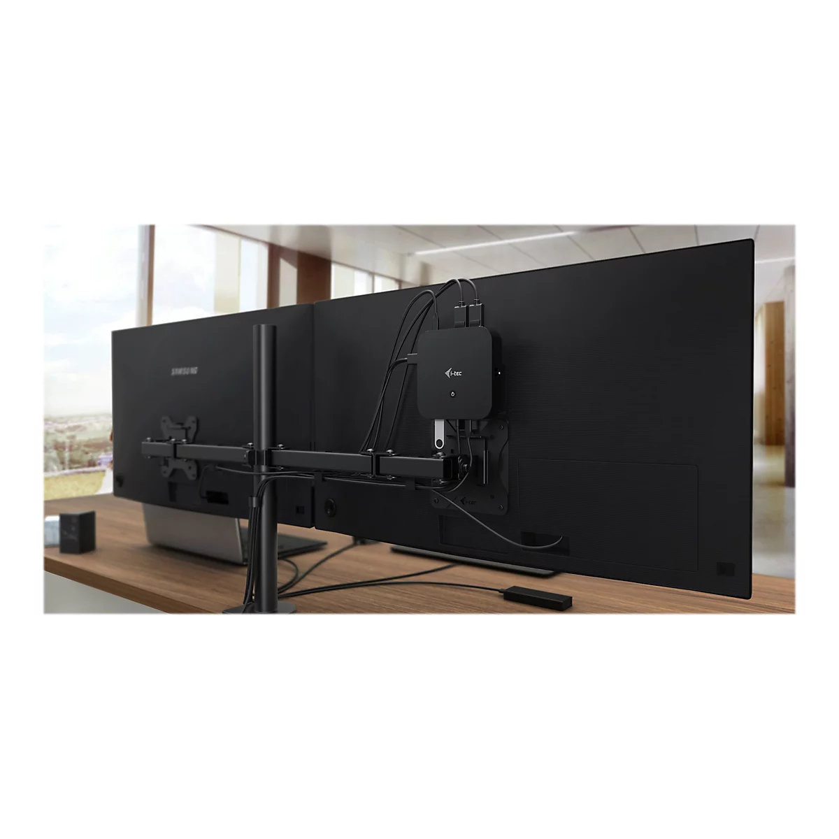 i-Tec - Dockingstation - USB-C / Thunderbolt 3/USB4 - 2 x DP, HDMI - 1GbE