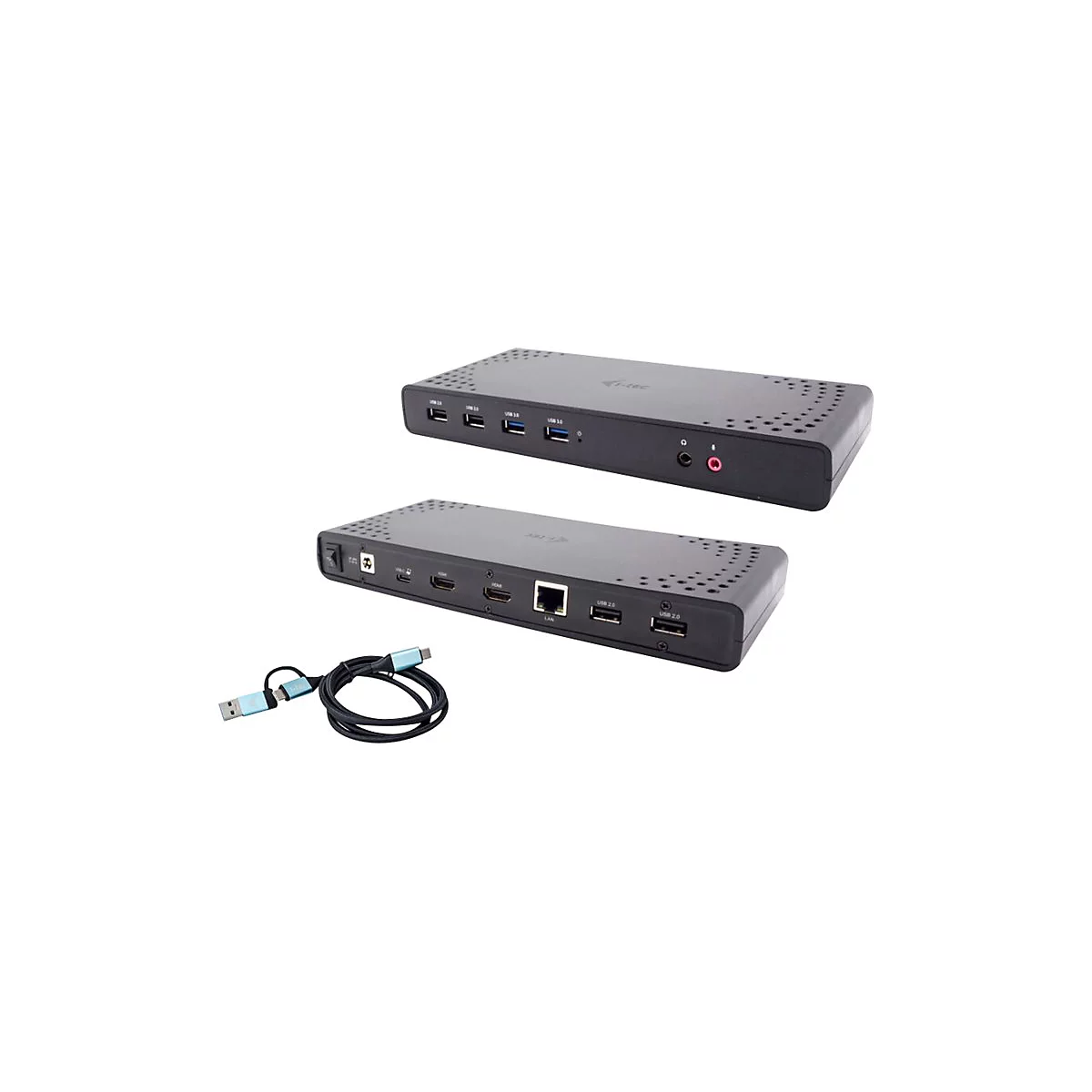 i-Tec - Dockingstation - USB-C / USB4 / Thunderbolt 3 / Thunderbolt 4 - HDMI - 1GbE