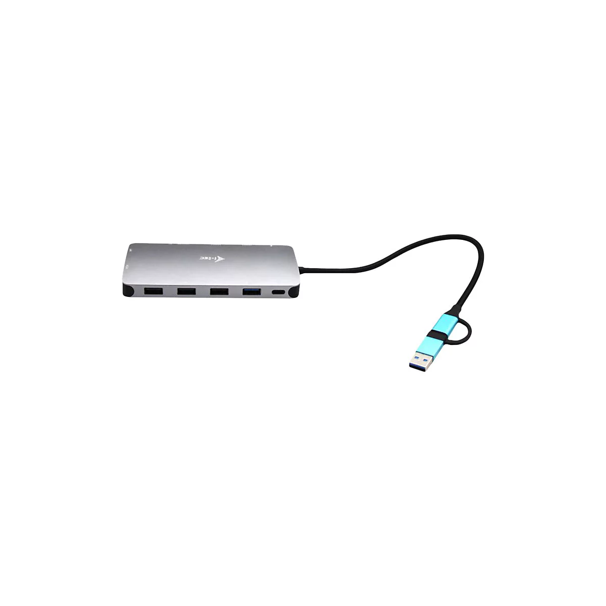 i-Tec Nano Dock - Dockingstation - USB 3.0 / USB4 / Thunderbolt 4 - VGA, 2 x HDMI - 1GbE - 100 Watt