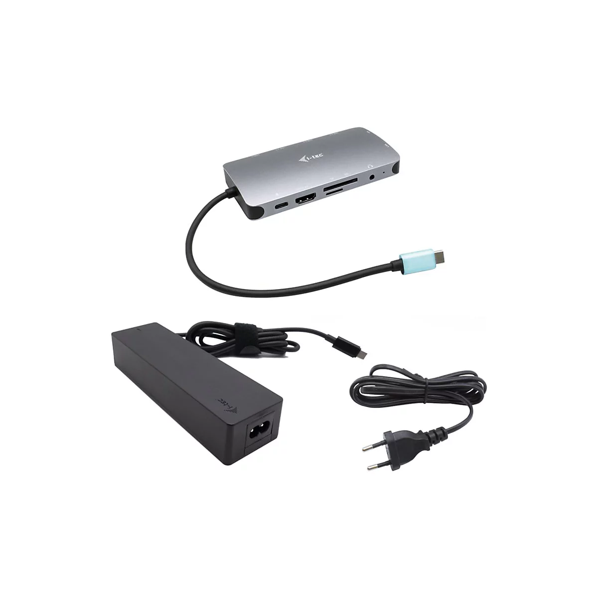 i-Tec Nano Dock - Dockingstation - USB-C / Thunderbolt 3 - HDMI, VGA - 1GbE - 100 Watt