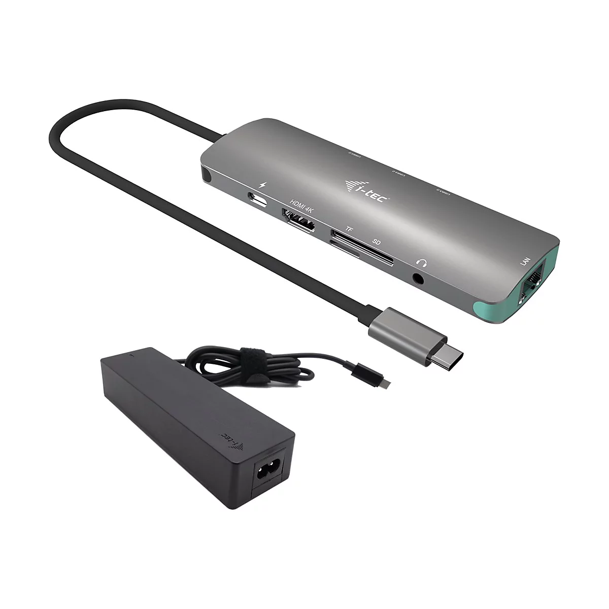 i-Tec Nano Dock - Dockingstation - USB-C / USB4 / Thunderbolt 3 / Thunderbolt 4 - HDMI - 1GbE - 100 Watt
