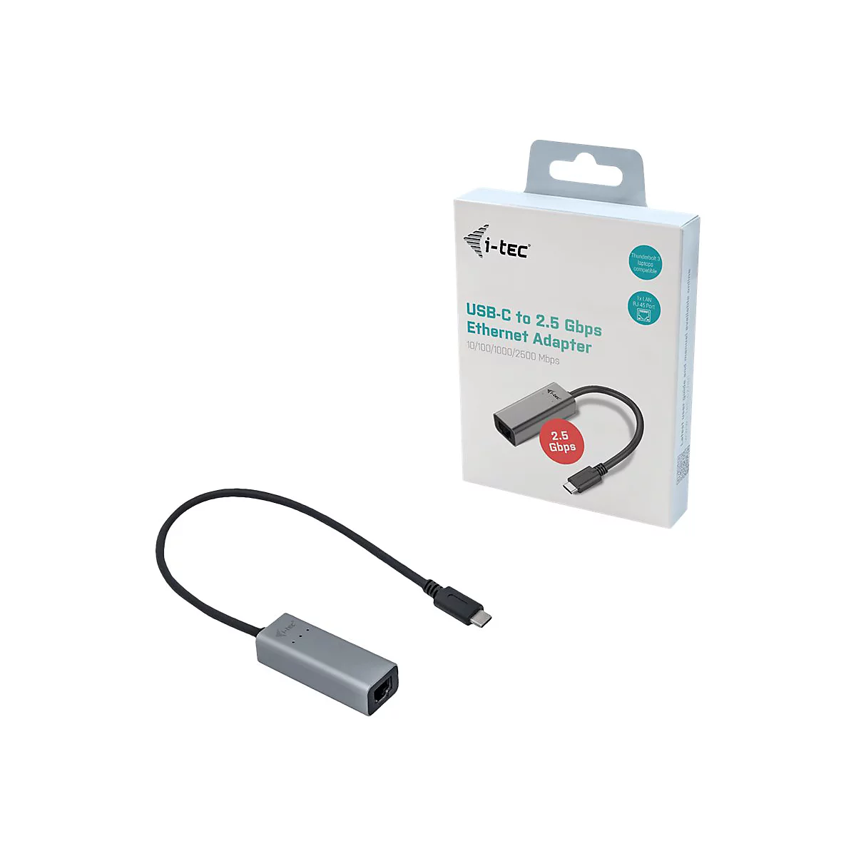 i-Tec - Netzwerkadapter - USB-C 3.1 - 10M/100M/1G/2,5 Gigabit Ethernet x 1