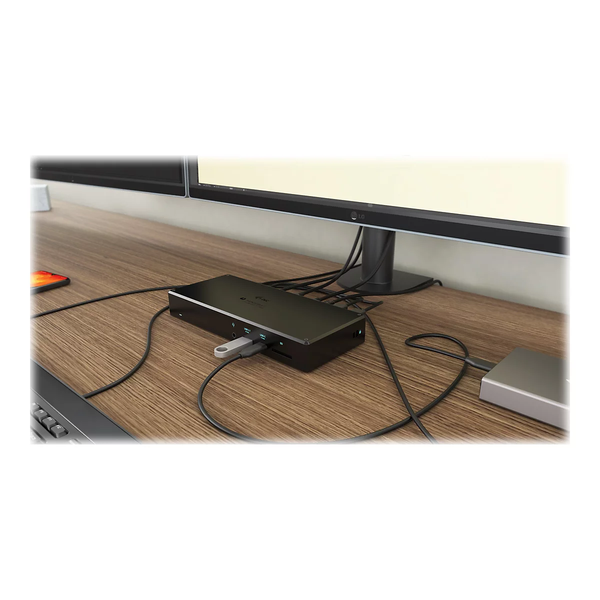 i-Tec Thunderbolt 3 3x Display Docking Station + Power Delivery 96W - Dockingstation - USB-C 3.1 / Thunderbolt 3 - HDMI, DP - 1GbE