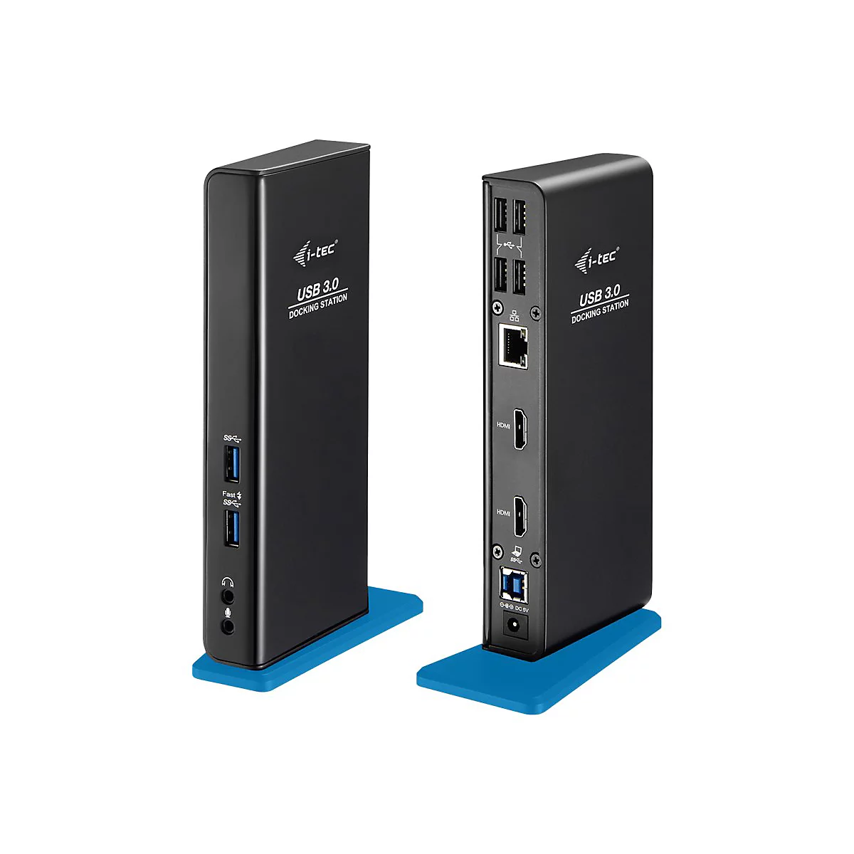 i-Tec USB 3.0/USB-C Dual HDMI Docking Station - Dockingstation - USB 3.0 - 2 x HDMI - GigE