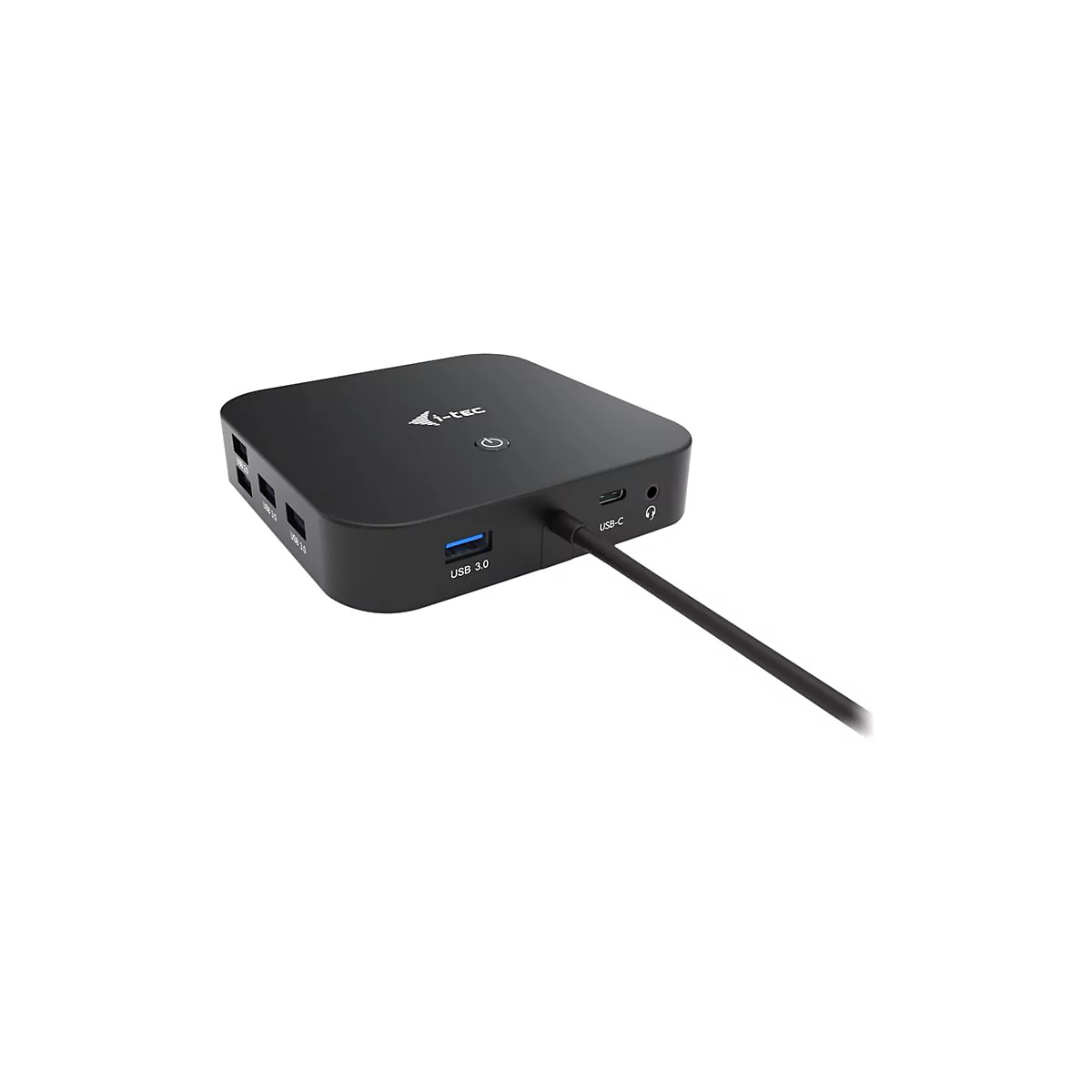 i-Tec USB-C Dual Display Docking Station with Power Delivery - Dockingstation - USB-C / Thunderbolt 3 - 2 x DP - 1GbE - 112 Watt