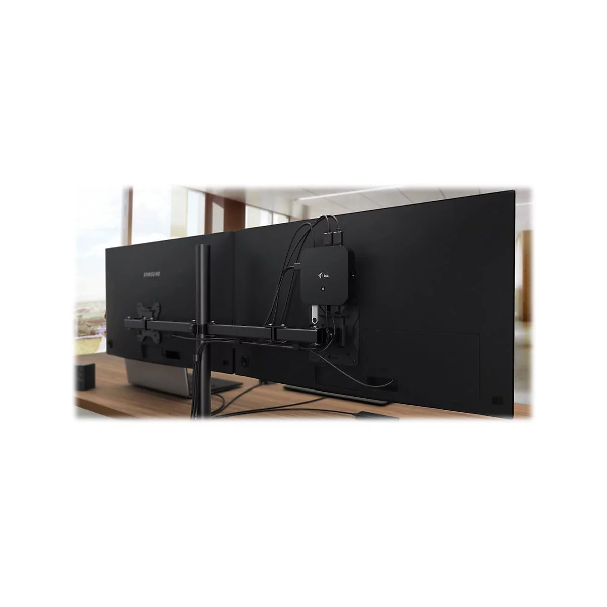 i-Tec USB-C Dual Display Docking Station with Power Delivery - Dockingstation - USB-C / Thunderbolt 3 - 2 x DP - 1GbE - 112 Watt