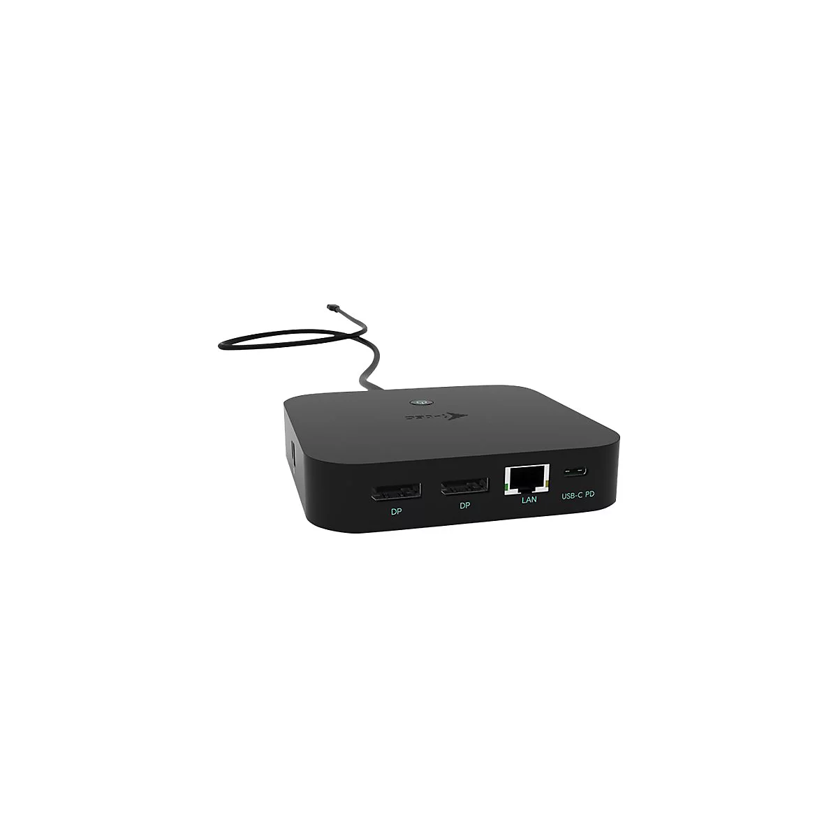 i-Tec USB-C Dual Display Docking Station with Power Delivery - Dockingstation - USB-C / Thunderbolt 3 - DP - 1GbE