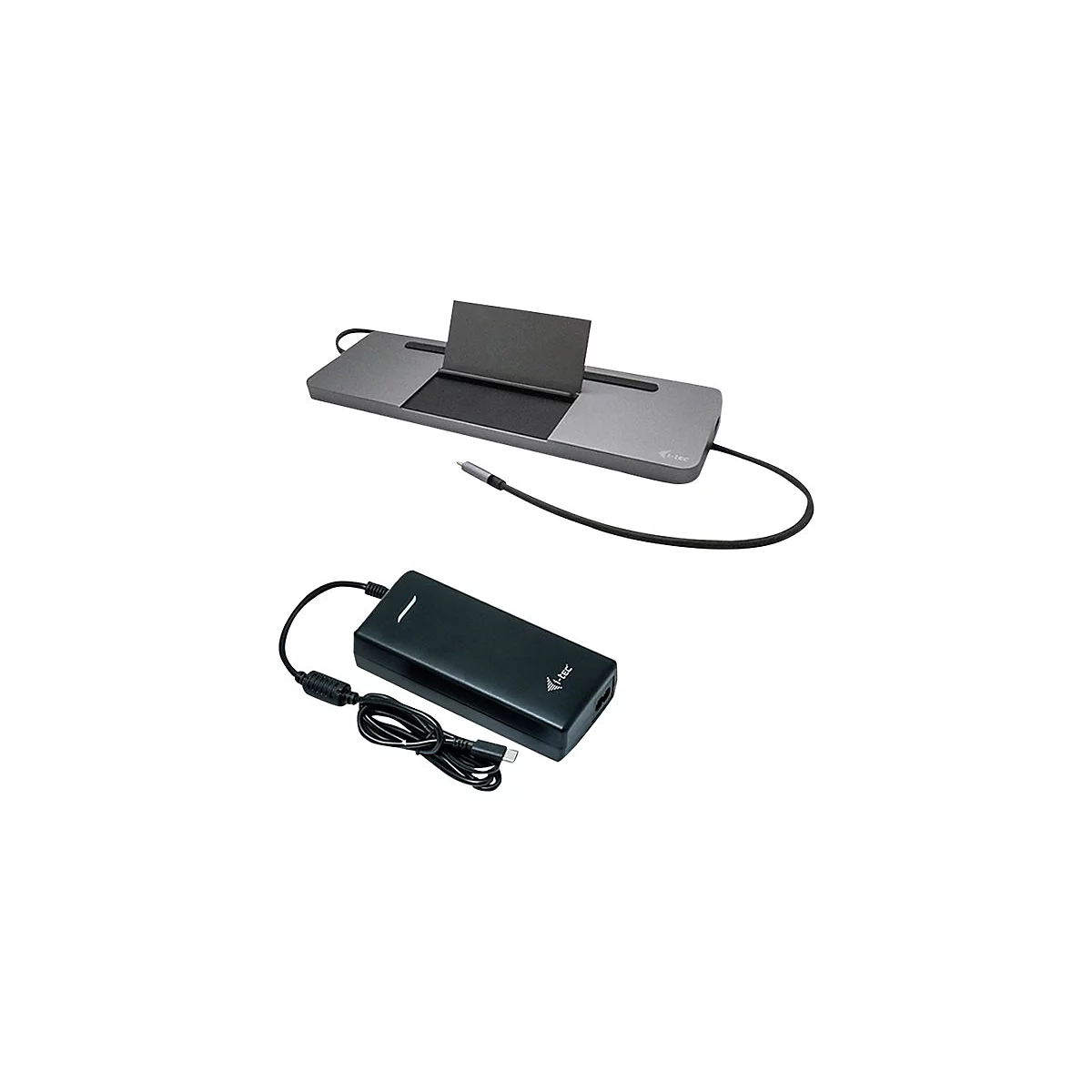 i-Tec USB-C Metal Ergonomic 4K 3x Display Docking Station with Power Delivery 85 W - Dockingstation - USB-C / Thunderbolt 3 - VGA, HDMI, DP - GigE