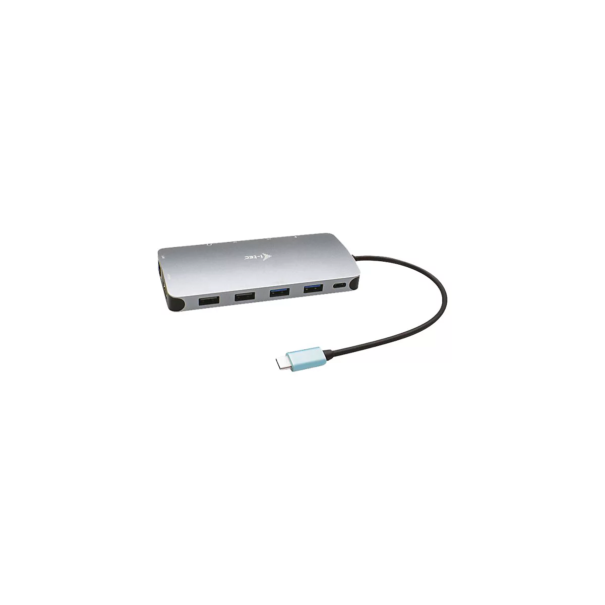i-Tec USB-C Metal Nano 3x Display Docking Station + Power Delivery 100 W - Dockingstation - USB-C / Thunderbolt 3 - HDMI, 2 x DP - GigE