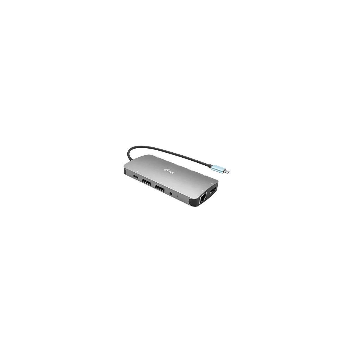 i-Tec USB-C Metal Nano 3x Display Docking Station + Power Delivery 100 W - Dockingstation - USB-C / Thunderbolt 3 - HDMI, 2 x DP - GigE