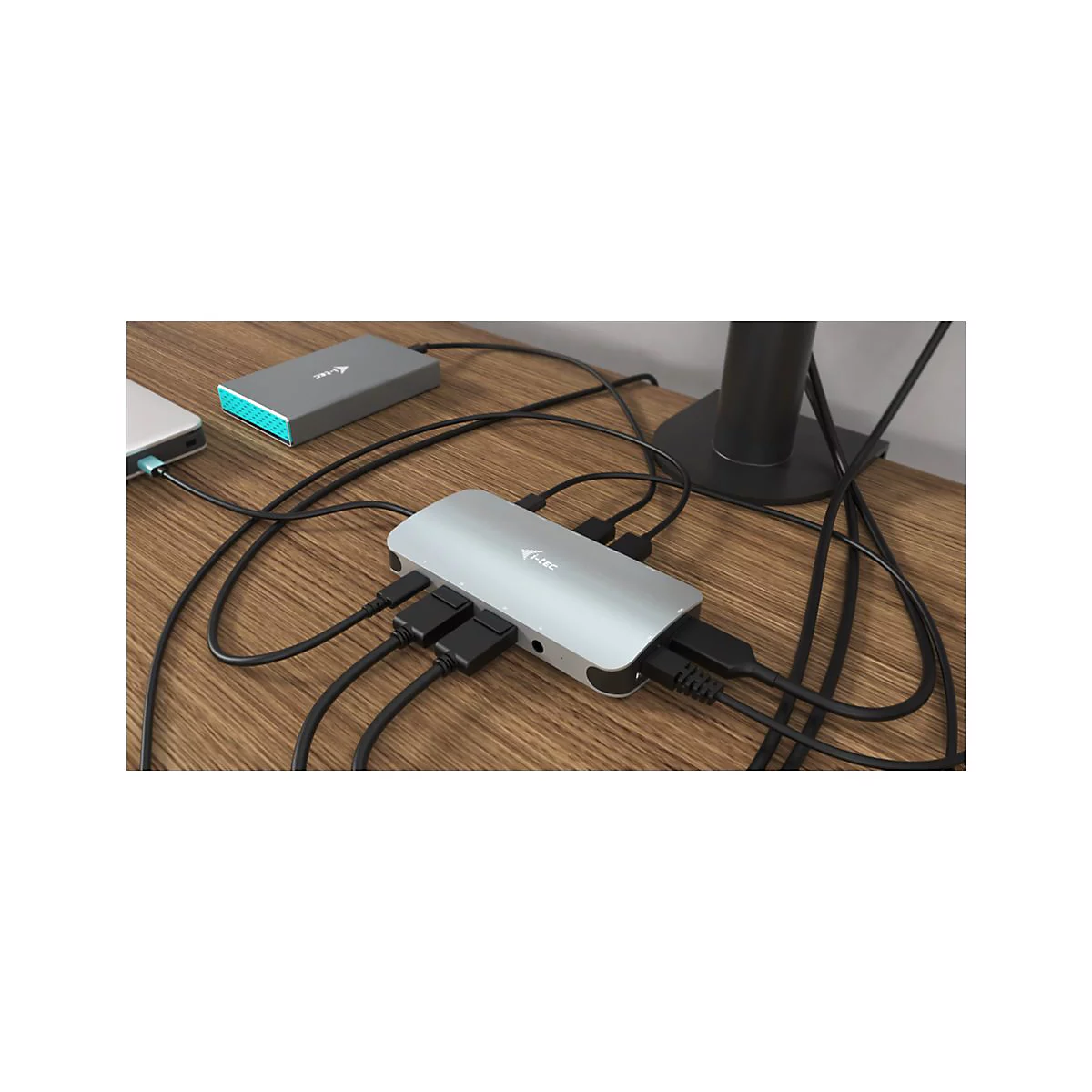 i-Tec USB-C Metal Nano 3x Display Docking Station + Power Delivery 100 W - Dockingstation - USB-C / Thunderbolt 3 - HDMI, 2 x DP - GigE