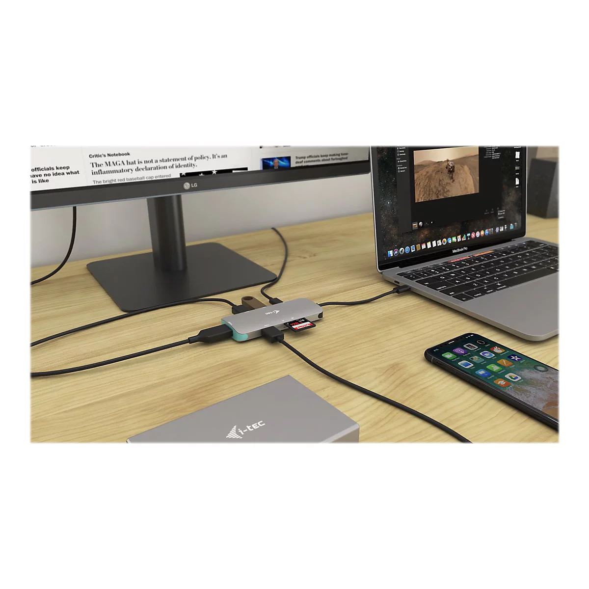 i-Tec USB-C Metal Nano Dock 4K HDMI + Power Delivery - Dockingstation - USB-C 3.1 - HDMI