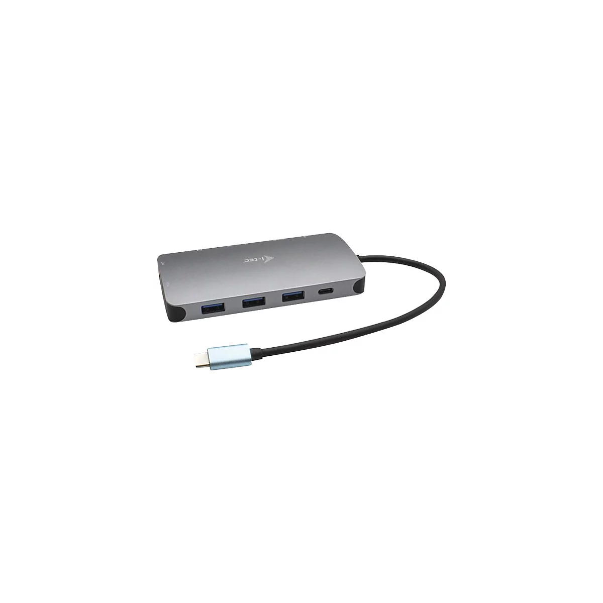 i-Tec USB-C Metal Nano Dock - Dockingstation - USB-C / Thunderbolt 3 - HDMI, VGA - 1GbE - 112 Watt