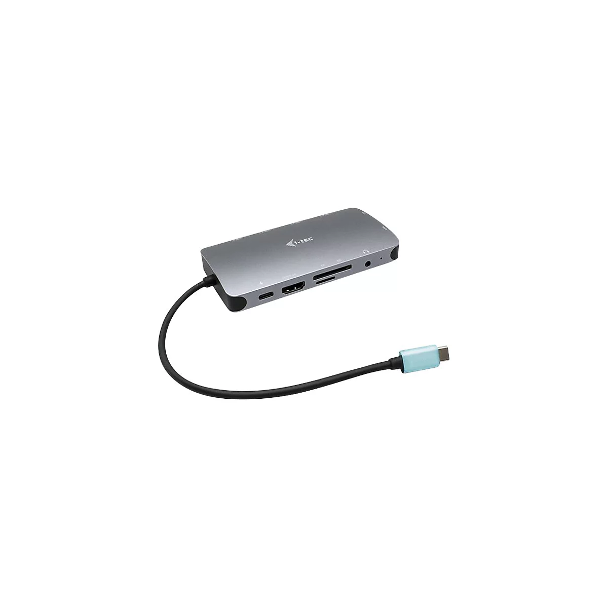 i-Tec USB-C Metal Nano Dock HDMI/VGA with LAN + Power Delivery 100 W - Dockingstation - USB-C / Thunderbolt 3 - VGA, HDMI - GigE